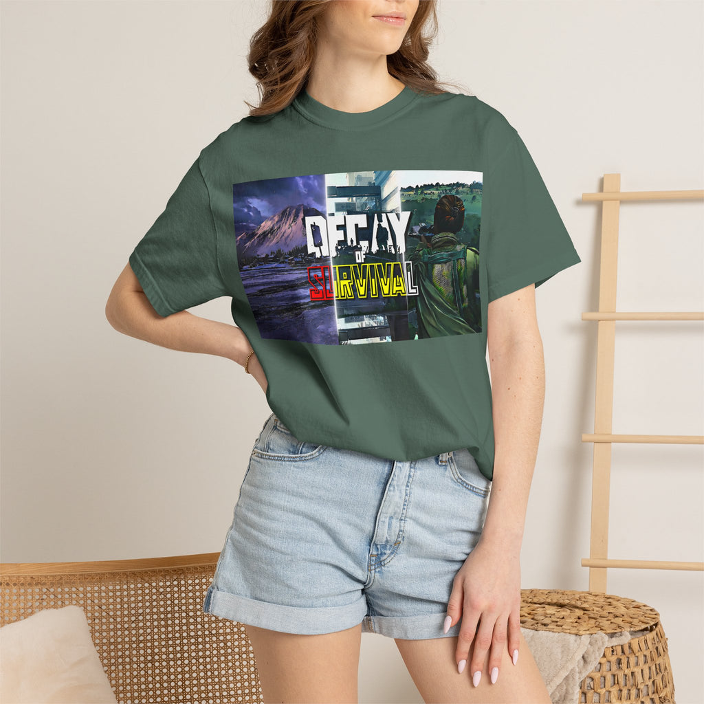 Decay Of Survival Retro Graphic T-Shirt — "OFFDAY Survival" Gamer Adventure Tee