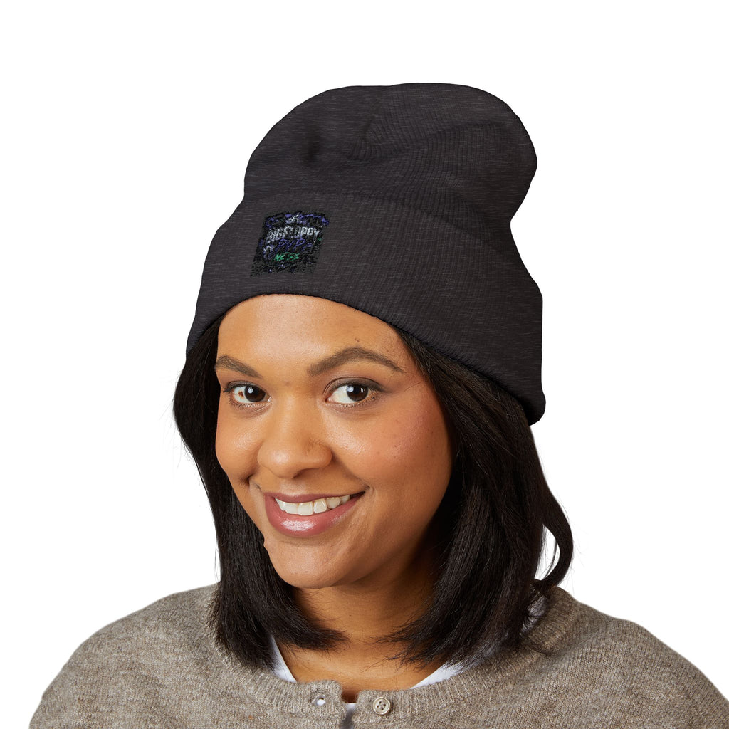 Embroidered 'Adventure Awaits' Classic Cuffed Beanie