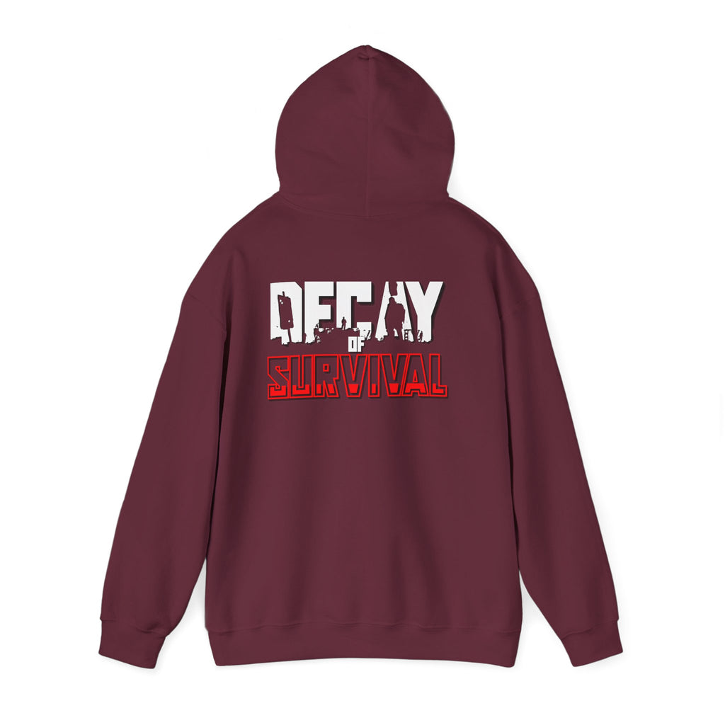Survival PvP Hoodie — ‘Decay of Survival’ Gaming Graphic Sweatshirt
