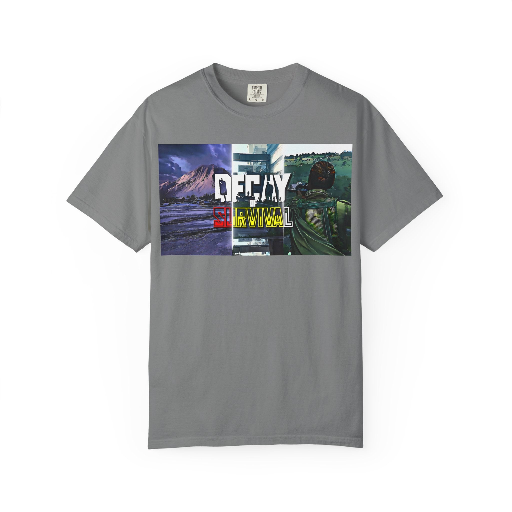 Decay Of Survival Retro Graphic T-Shirt — "OFFDAY Survival" Gamer Adventure Tee
