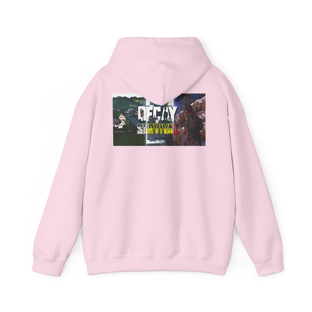Survivor Graphic Hoodie — 'Decay' Urban Photo-Print Back Crewneck