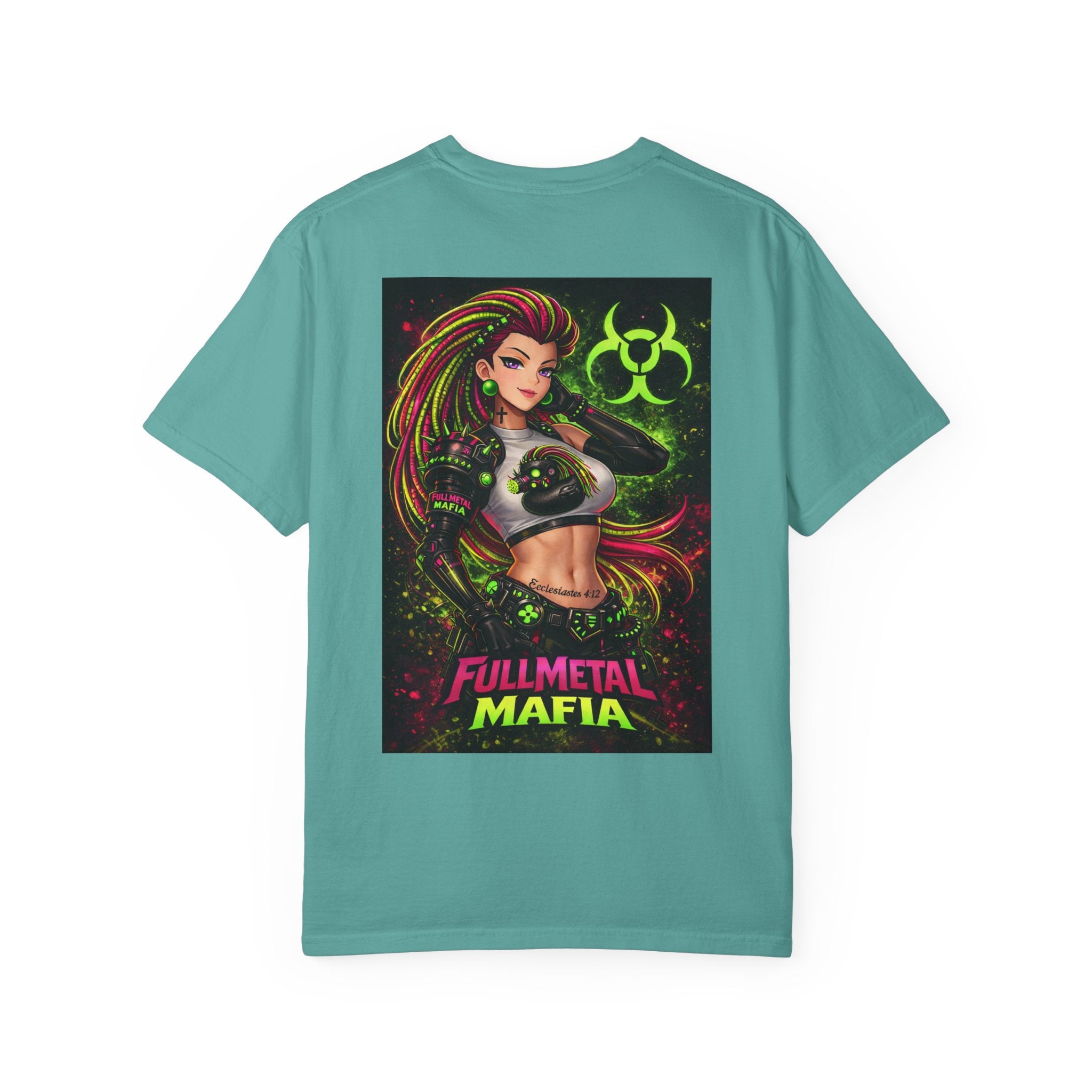 Decay Of Survival Faction Tee — 'Decay of Survival' Logo Front & 'FullMetalMafia' Graphic Logo Back