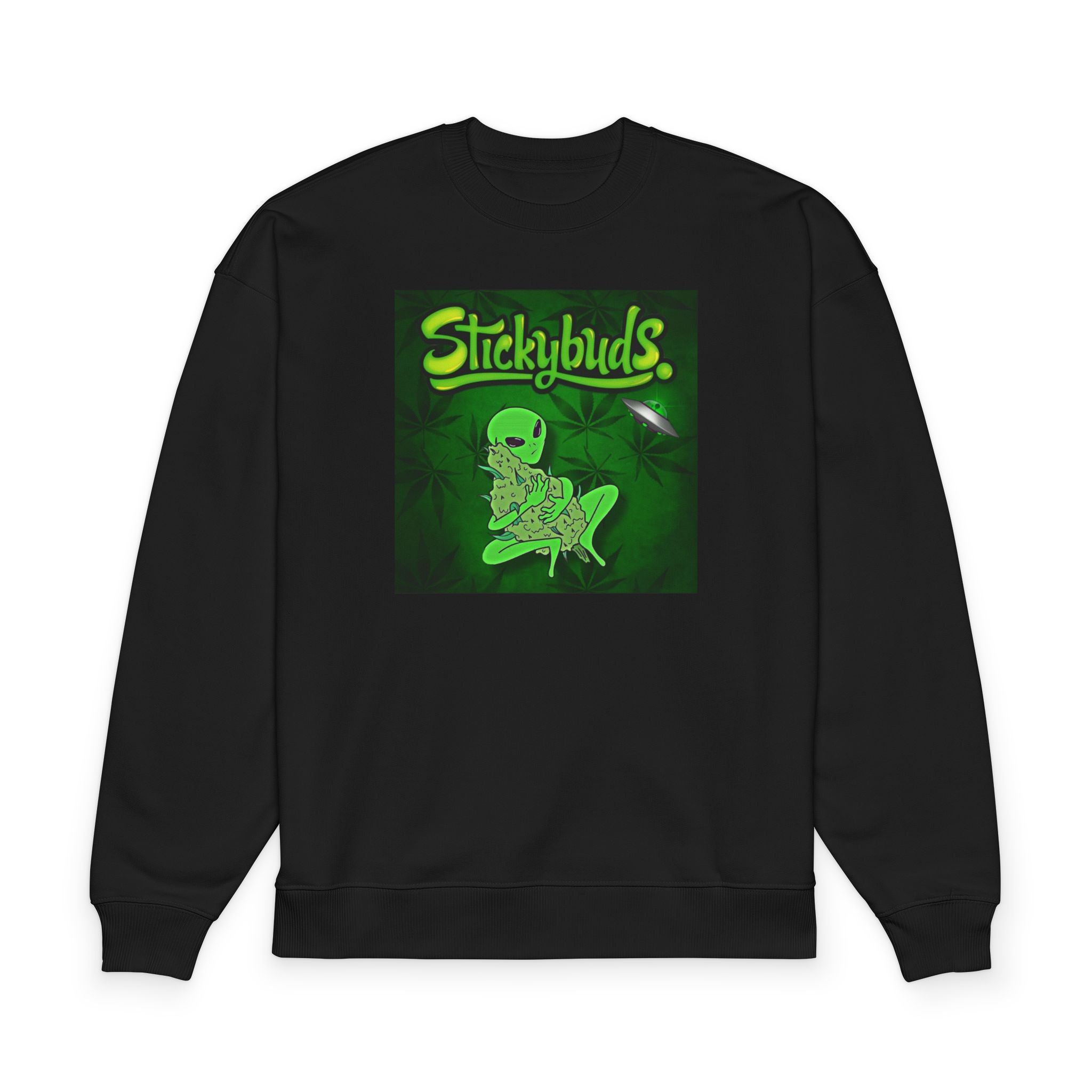 Stickybuds 'Radder 2.0' Sweatshirt — Alien Skate Graphic Pullover