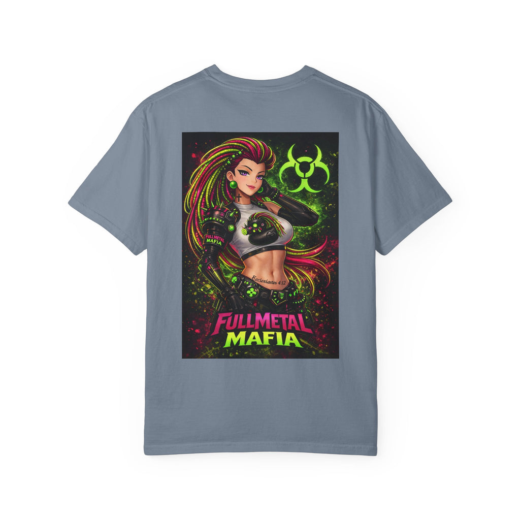 Decay Of Survival Faction Tee — 'Decay of Survival' Logo Front & 'FullMetalMafia' Graphic Logo Back