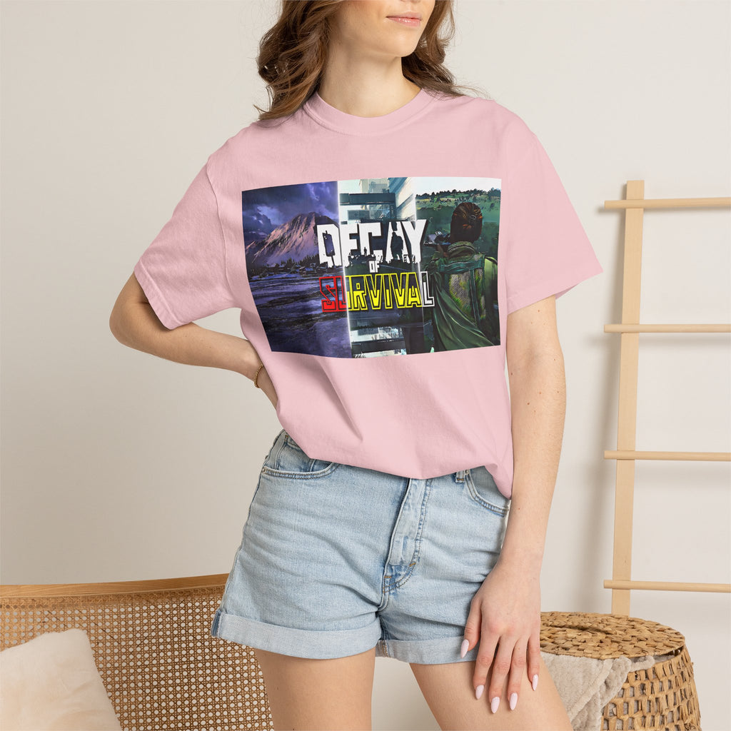Decay Of Survival Retro Graphic T-Shirt — "OFFDAY Survival" Gamer Adventure Tee