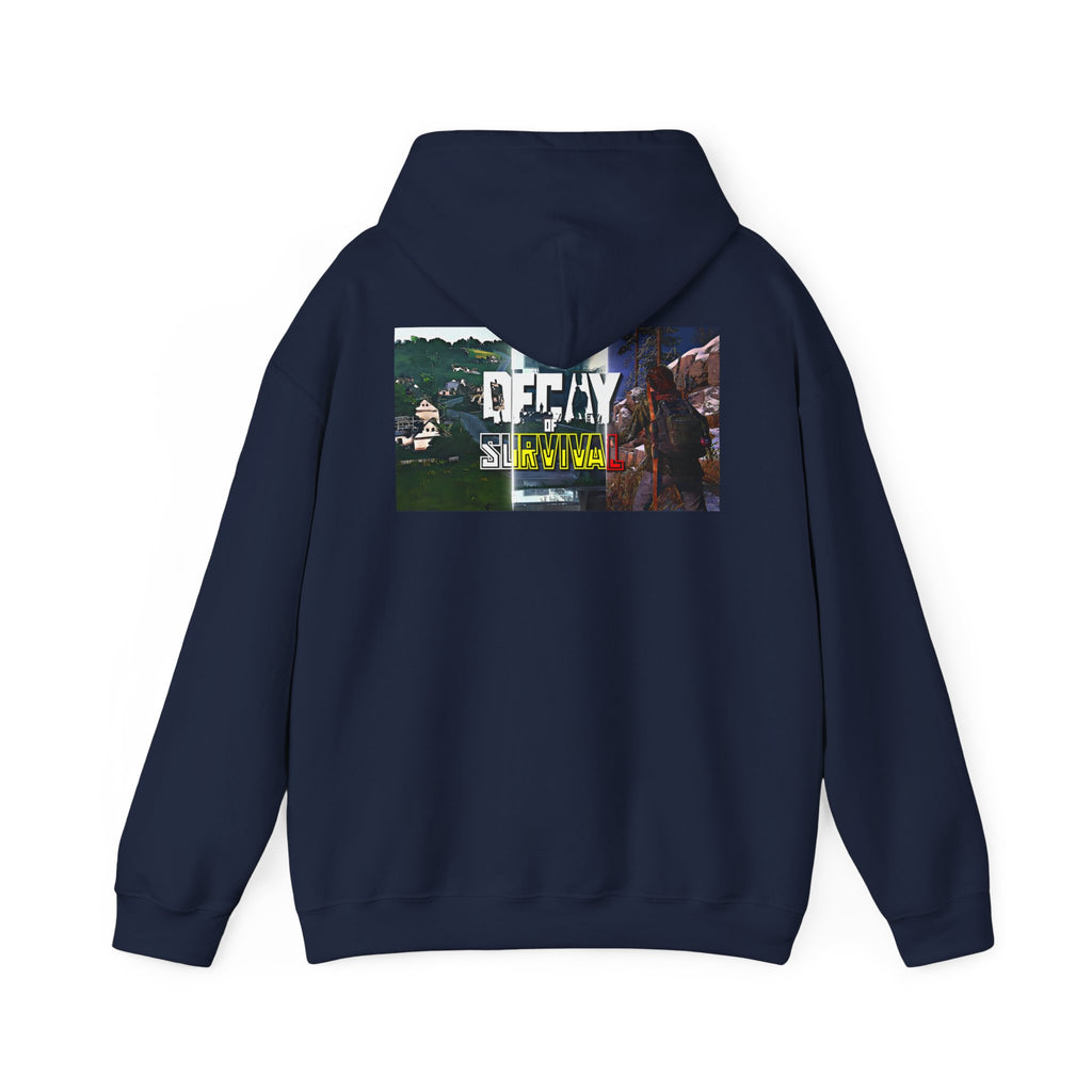 Survivor Graphic Hoodie — 'Decay' Urban Photo-Print Back Crewneck