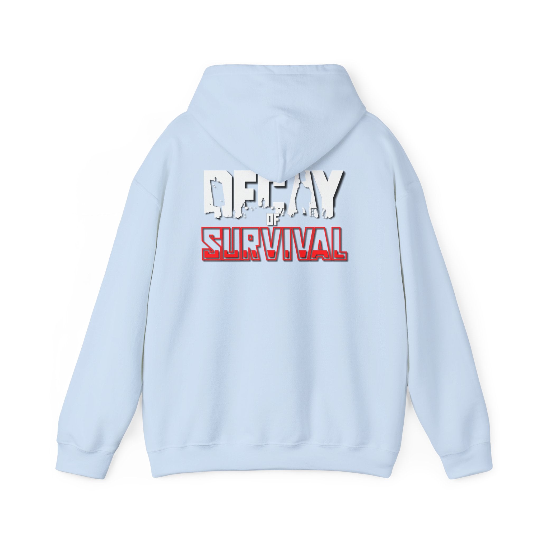 Survival PvP Hoodie — ‘Decay of Survival’ Gaming Graphic Sweatshirt