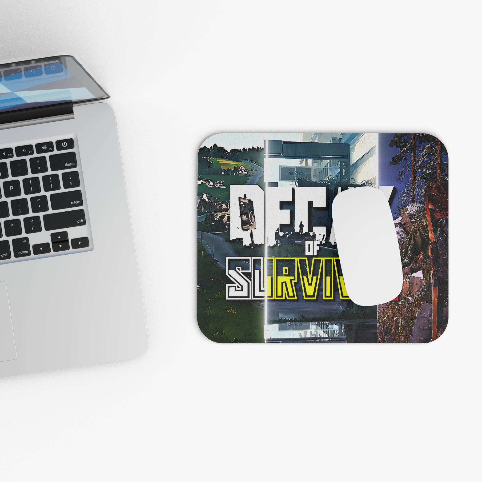 Decay Of Survival Mouse Pad — 'Decay of Survival' Graphic Desk Mat for Gamers