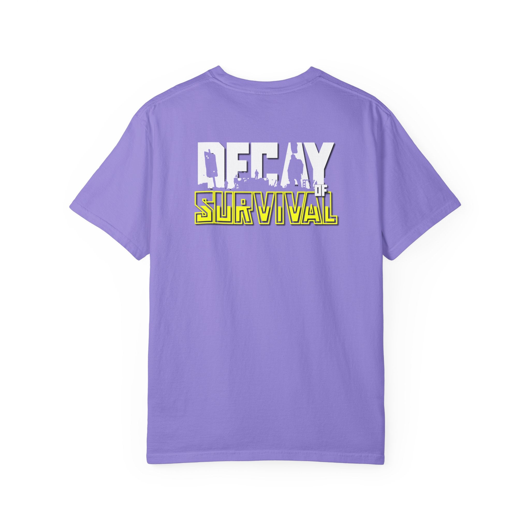 Decay Of Survival Faction Tee — 'ABN' Logo Front & 'Decay of Survival - Yellow' Graphic Back