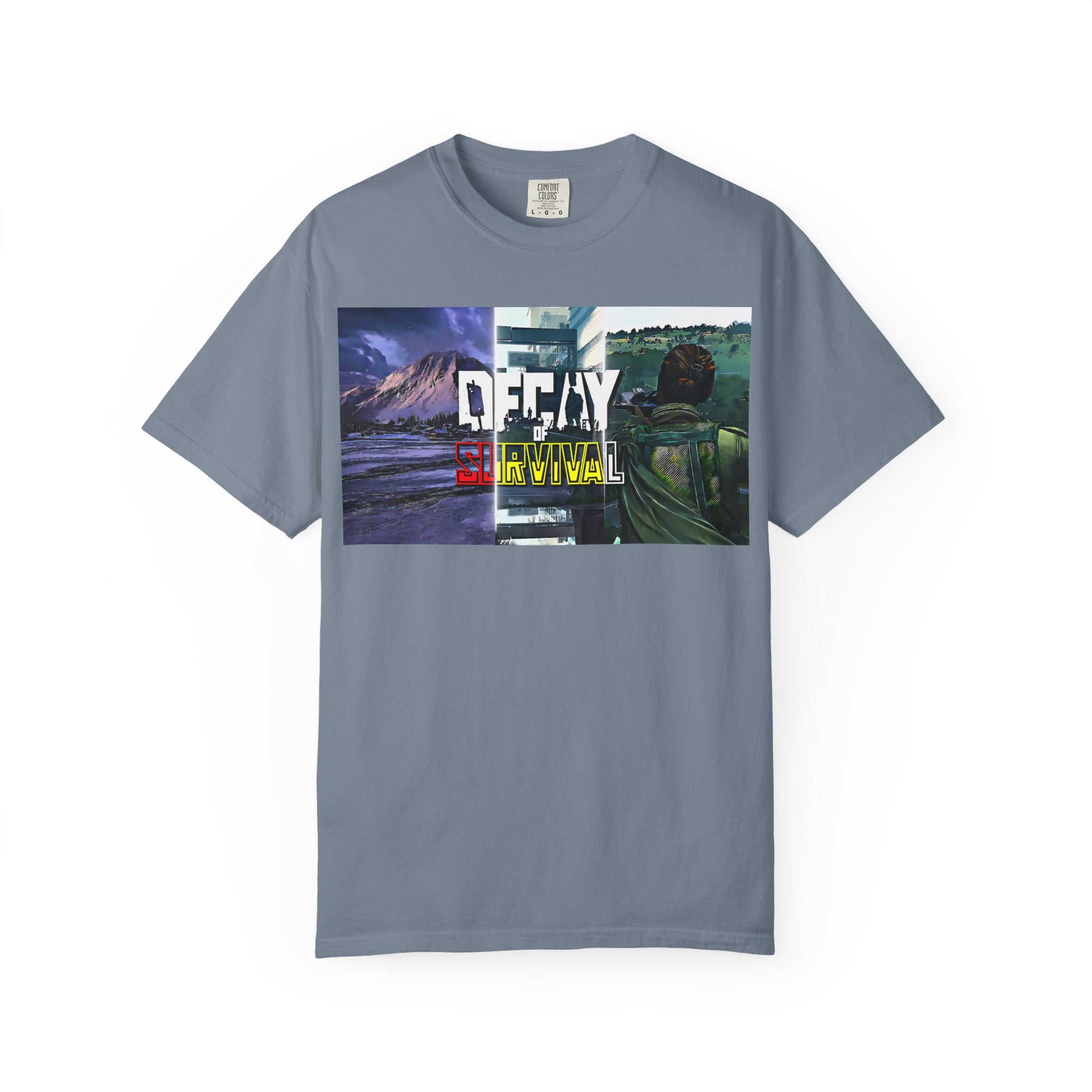 Decay Of Survival Retro Graphic T-Shirt — "OFFDAY Survival" Gamer Adventure Tee
