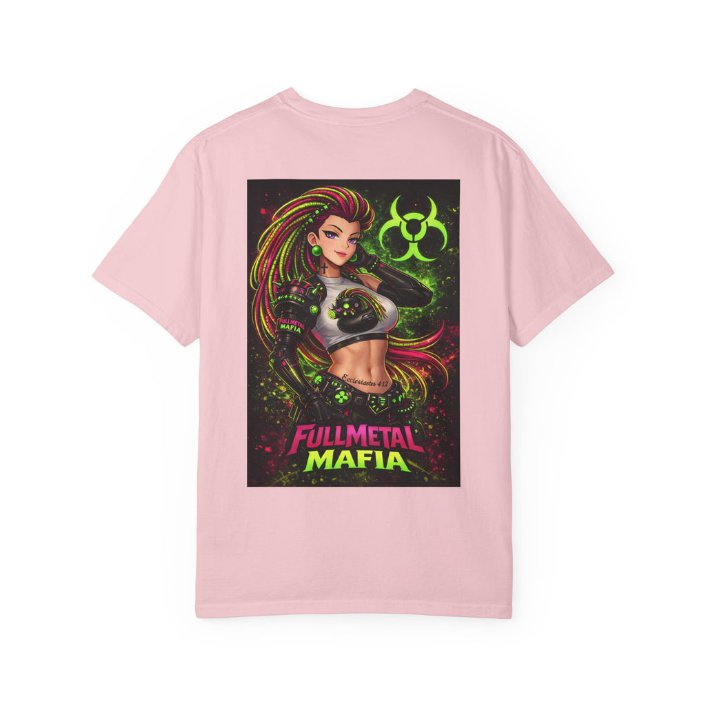 Decay Of Survival Faction Tee — 'Decay of Survival' Logo Front & 'FullMetalMafia' Graphic Logo Back