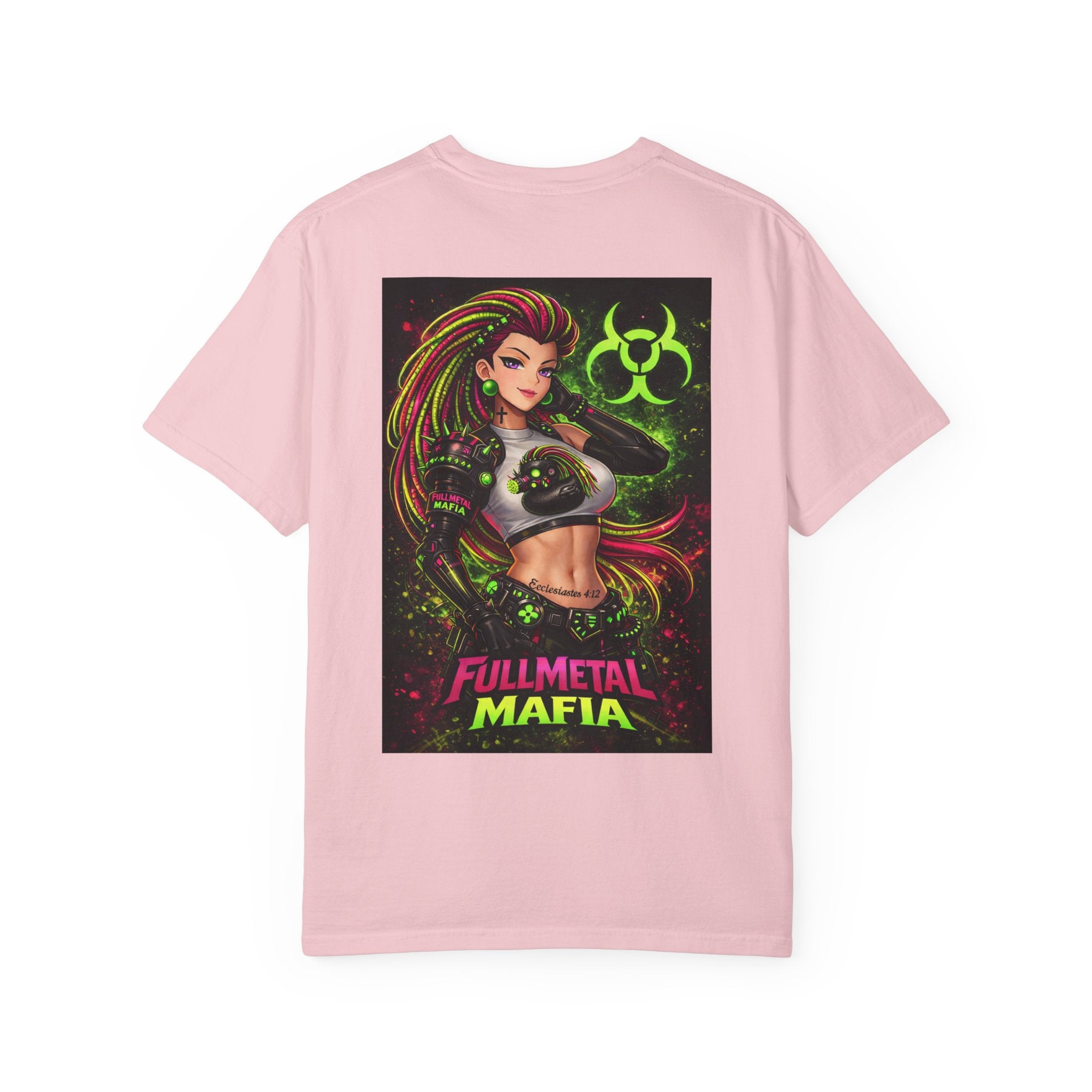 Decay Of Survival Faction Tee — 'Decay of Survival' Logo Front & 'FullMetalMafia' Graphic Logo Back
