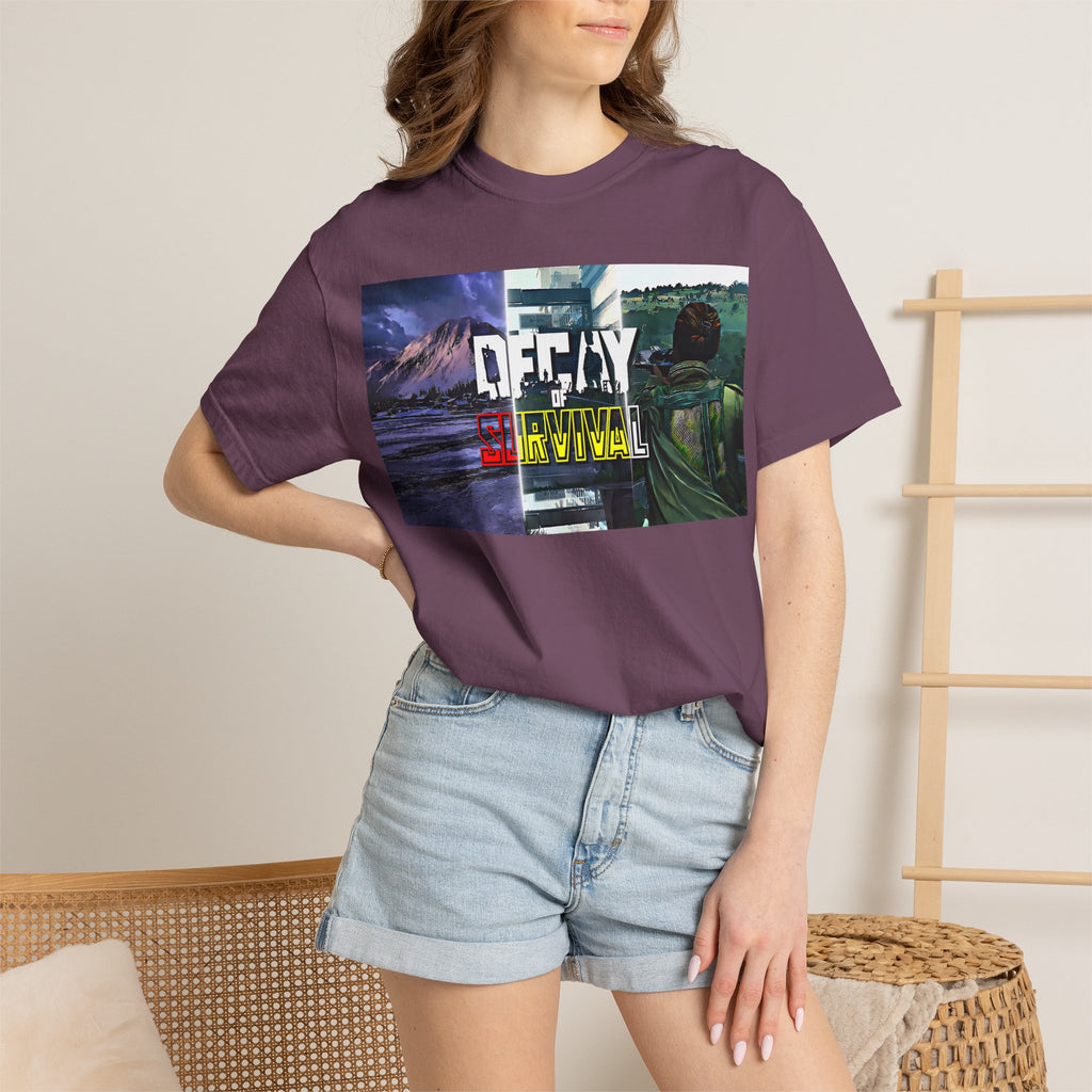 Decay Of Survival Retro Graphic T-Shirt — "OFFDAY Survival" Gamer Adventure Tee