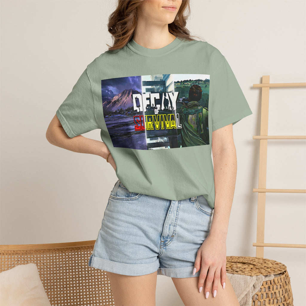 Decay Of Survival Retro Graphic T-Shirt — "OFFDAY Survival" Gamer Adventure Tee