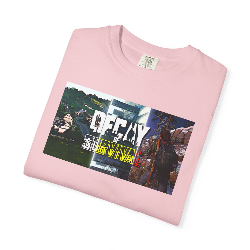 Decay Of Survival Faction Tee — 'Decay of Survival' Logo Front & 'FullMetalMafia' Graphic Logo Back