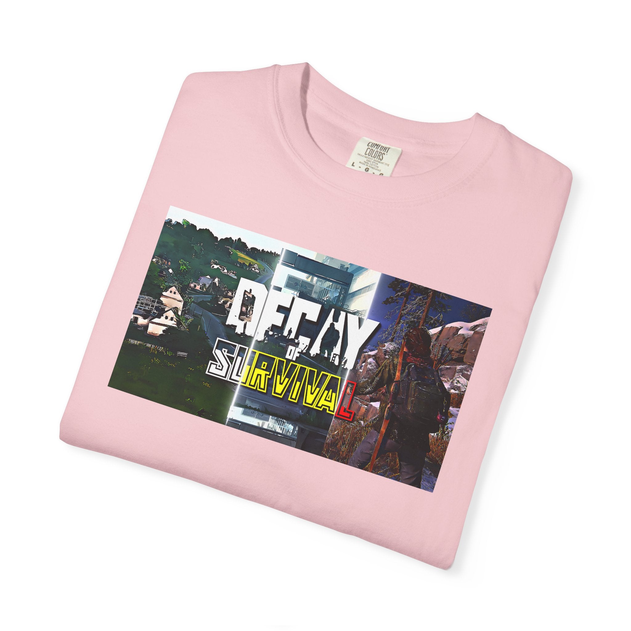 Decay Of Survival Faction Tee — 'Decay of Survival' Logo Front & 'FullMetalMafia' Graphic Logo Back