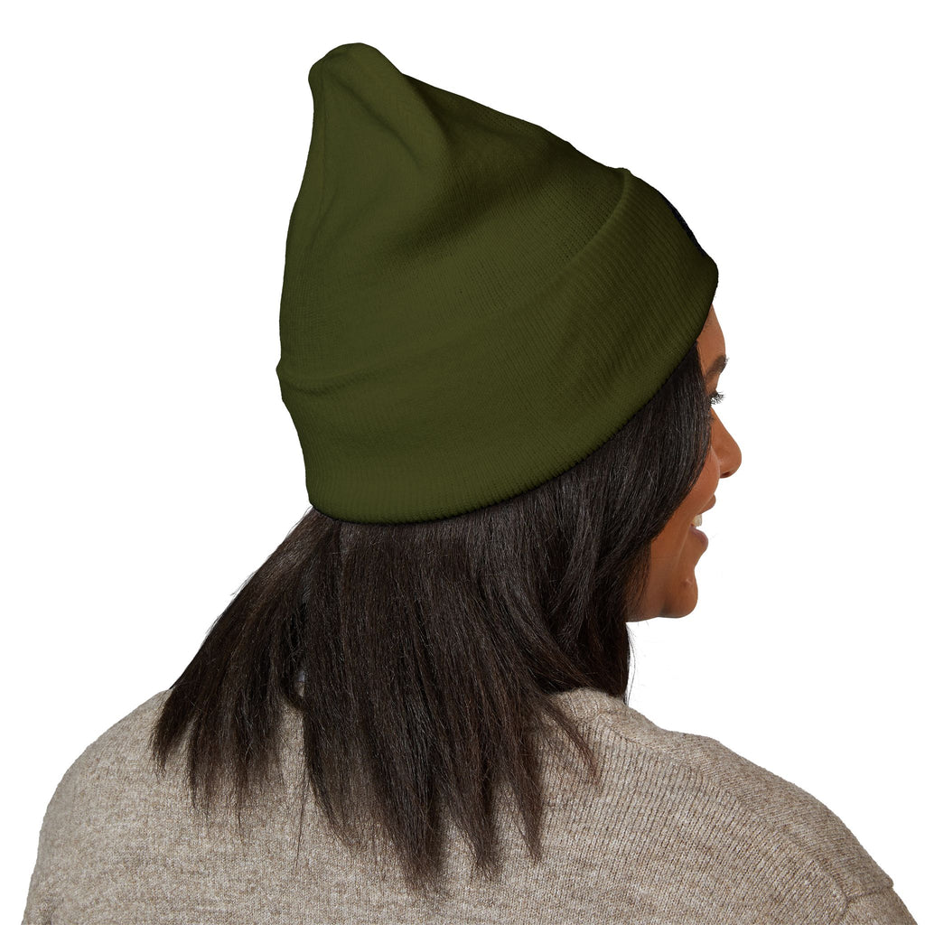 Embroidered 'Adventure Awaits' Classic Cuffed Beanie