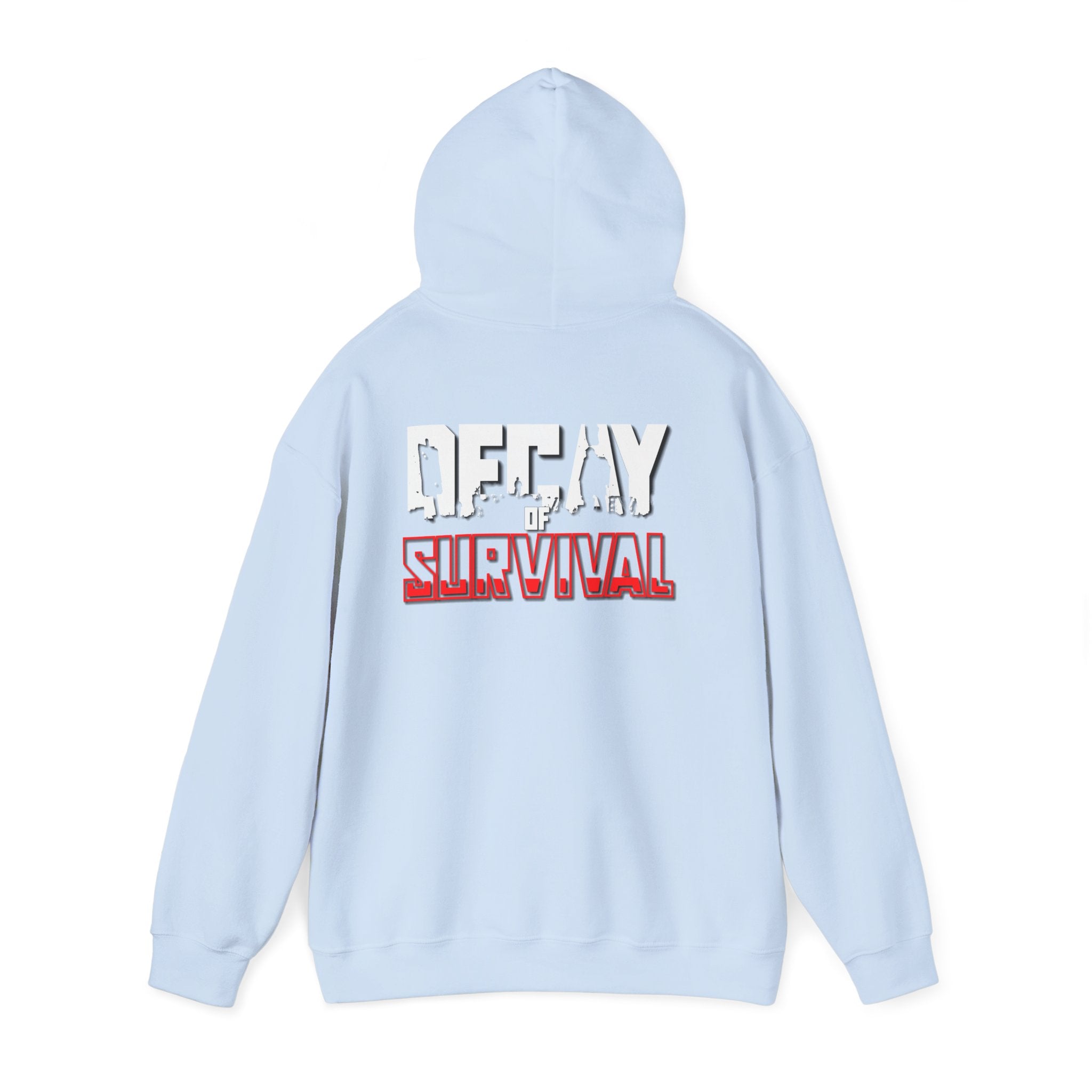 Survival PvP Hoodie — ‘Decay of Survival’ Gaming Graphic Sweatshirt