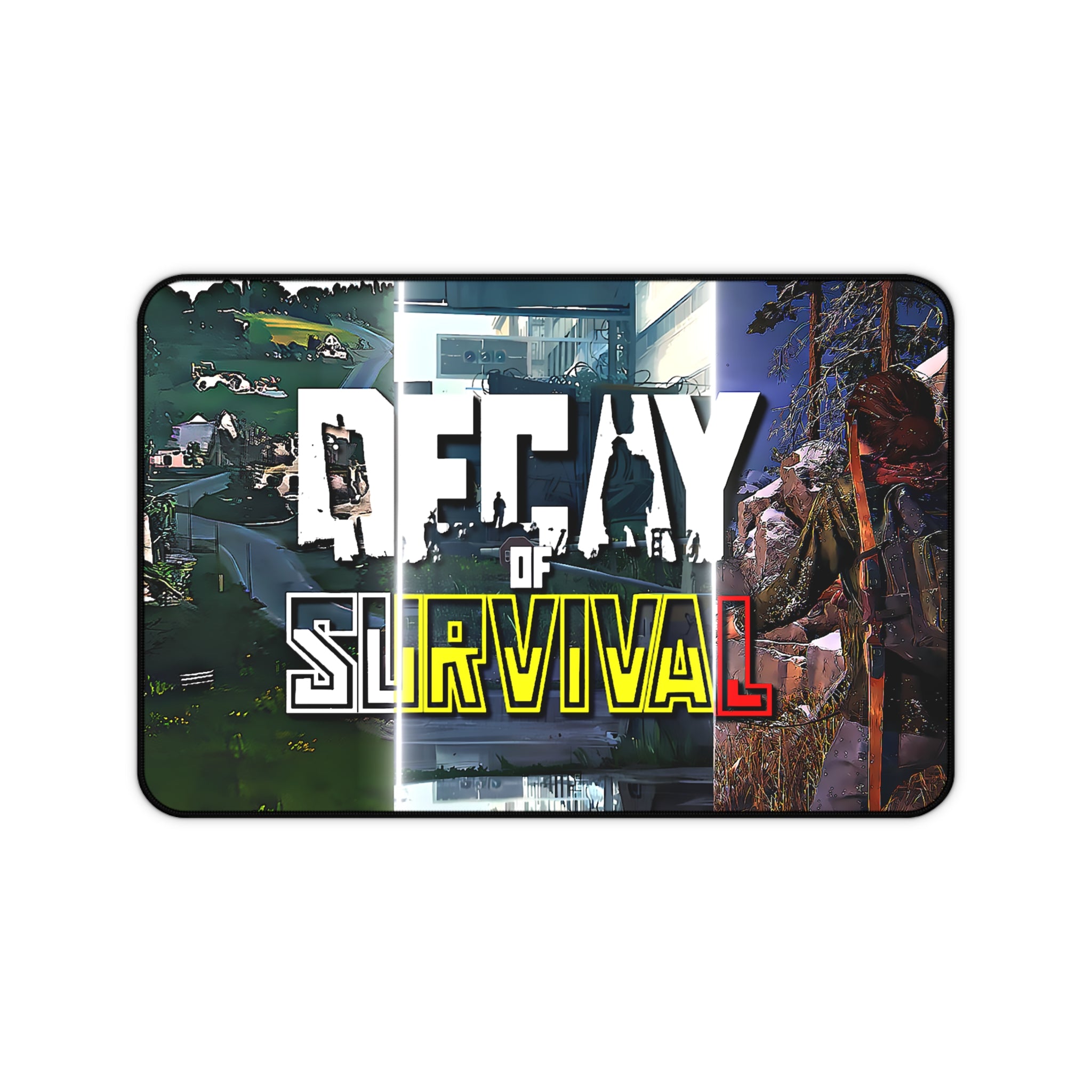 Decay of Survival Gaming Desk Mat — Post-Apocalyptic PC Mouse Pad