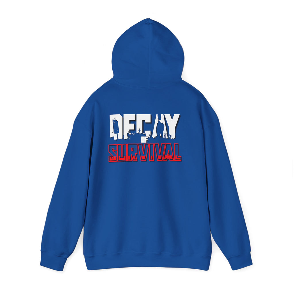 Survival PvP Hoodie — ‘Decay of Survival’ Gaming Graphic Sweatshirt