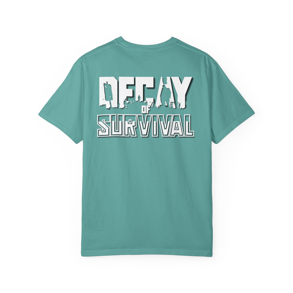 Decay Of Survival Faction Tee — 'ABN' Logo Front & 'Decay of Survival - White' Graphic Back