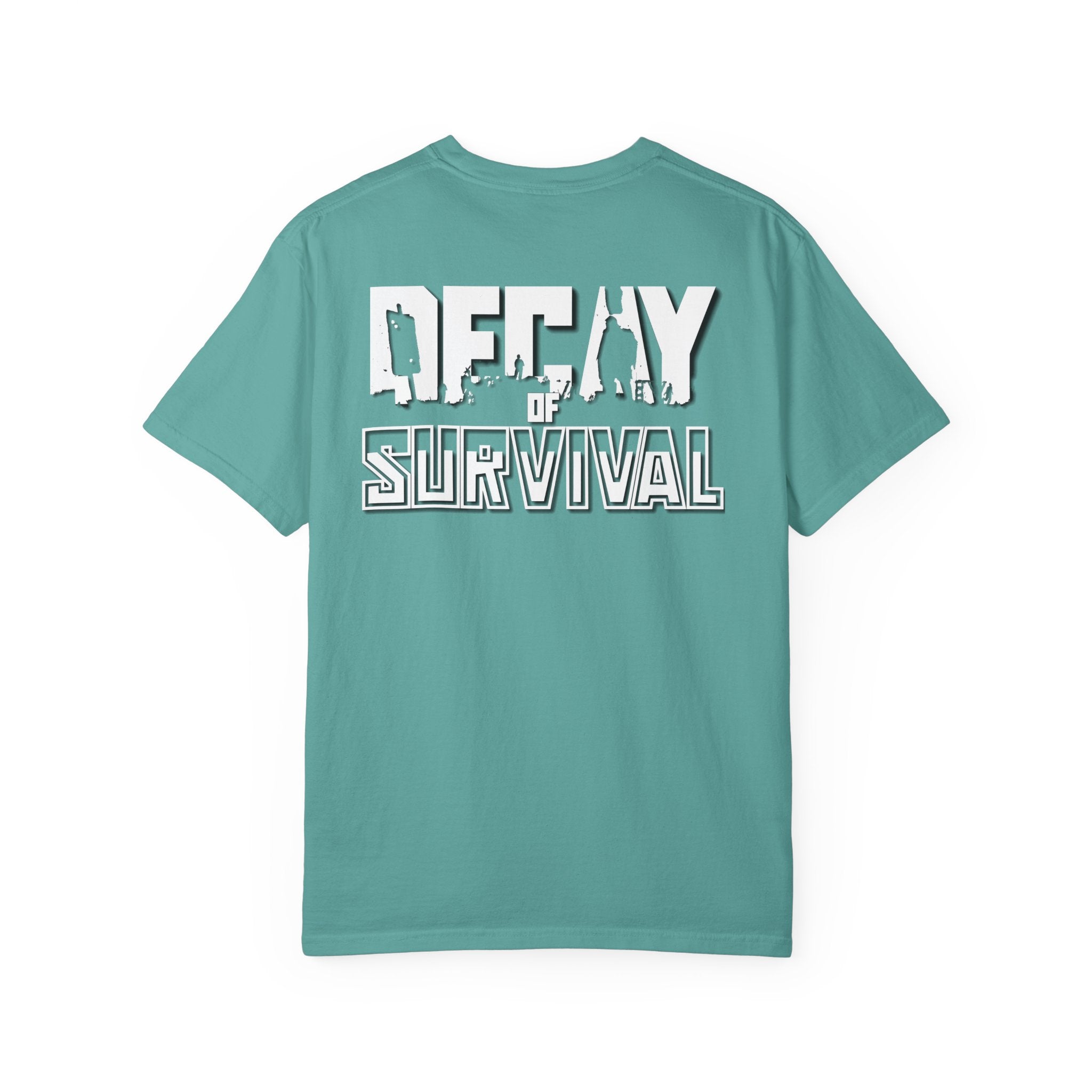 Decay Of Survival Faction Tee — 'ABN' Logo Front & 'Decay of Survival - White' Graphic Back
