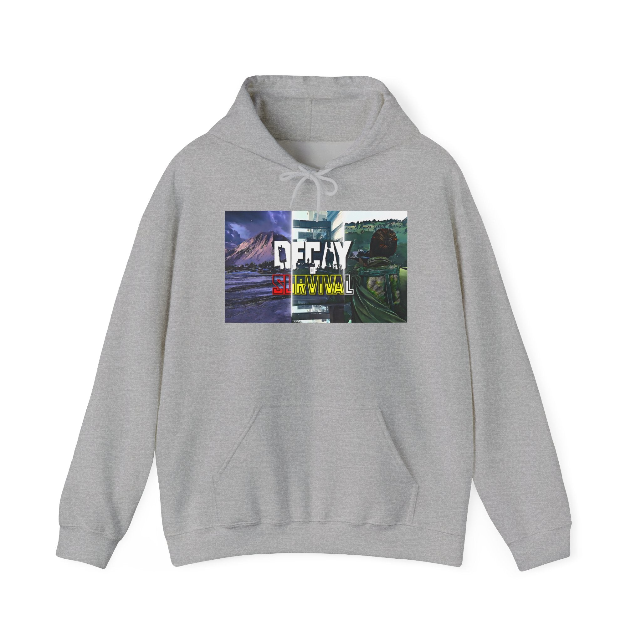 Decay Of Survival Hoodie — Post-Apocalyptic Landscape Graphic Hoodie