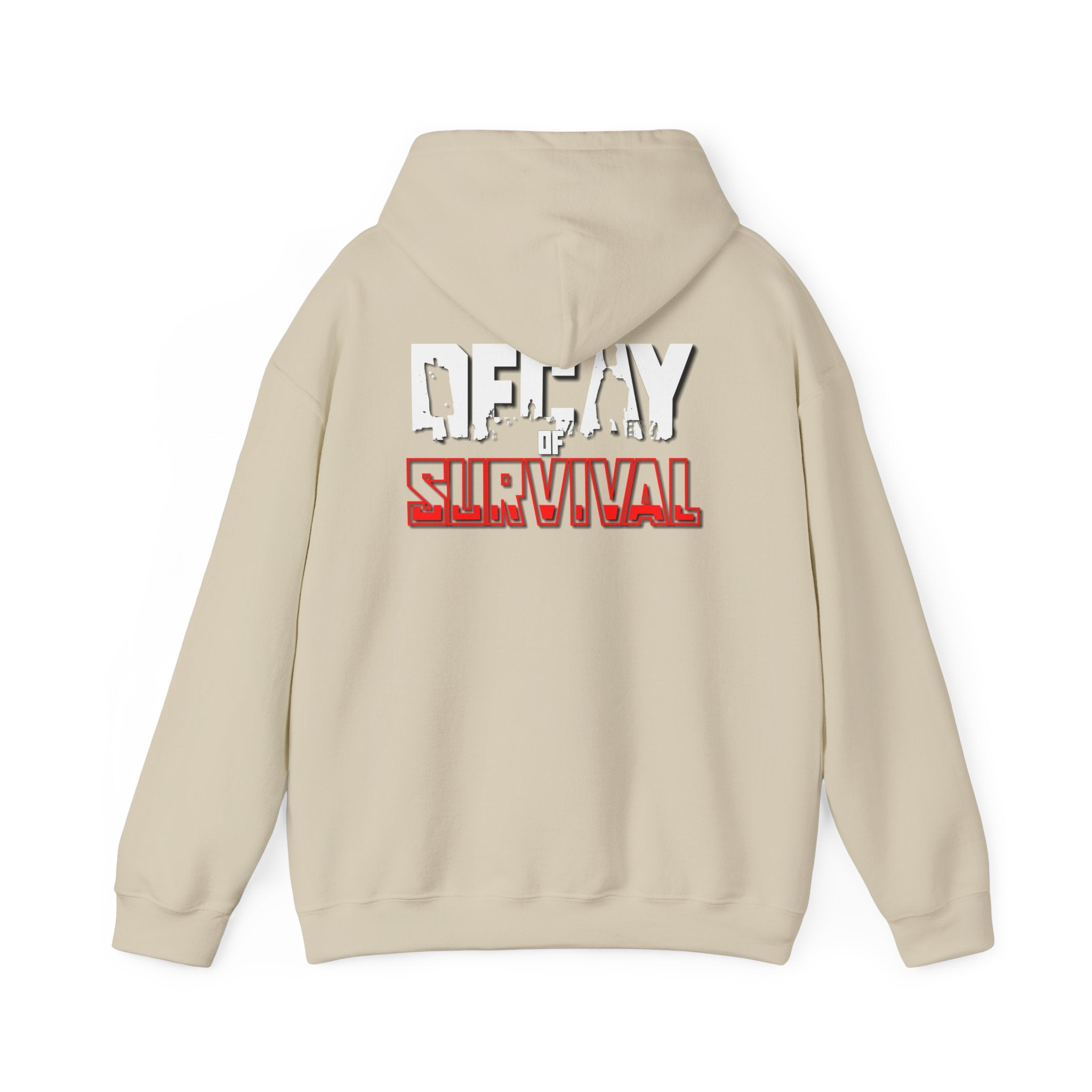 Survival PvP Hoodie — ‘Decay of Survival’ Gaming Graphic Sweatshirt