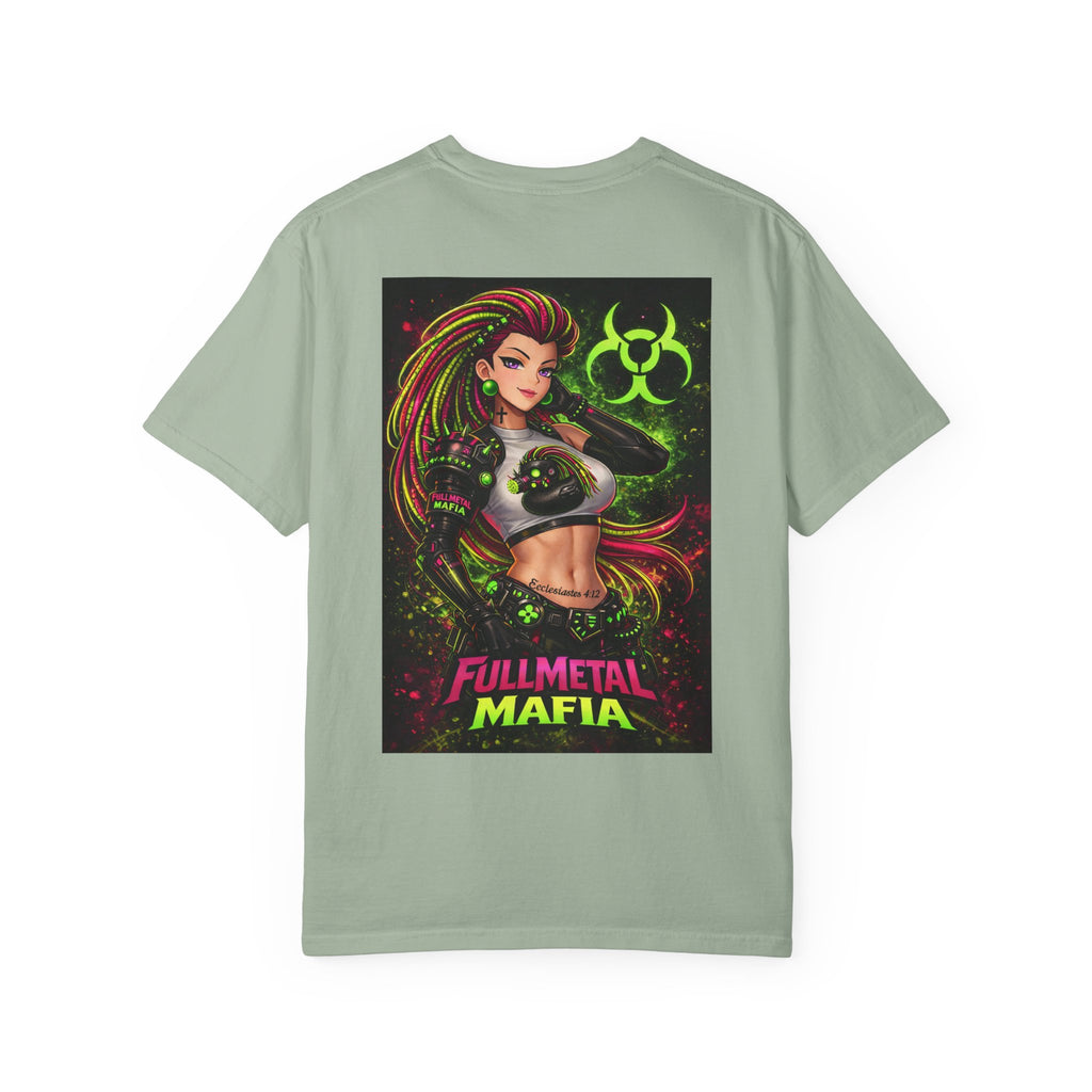 Decay Of Survival Faction Tee — 'Decay of Survival' Logo Front & 'FullMetalMafia' Graphic Logo Back