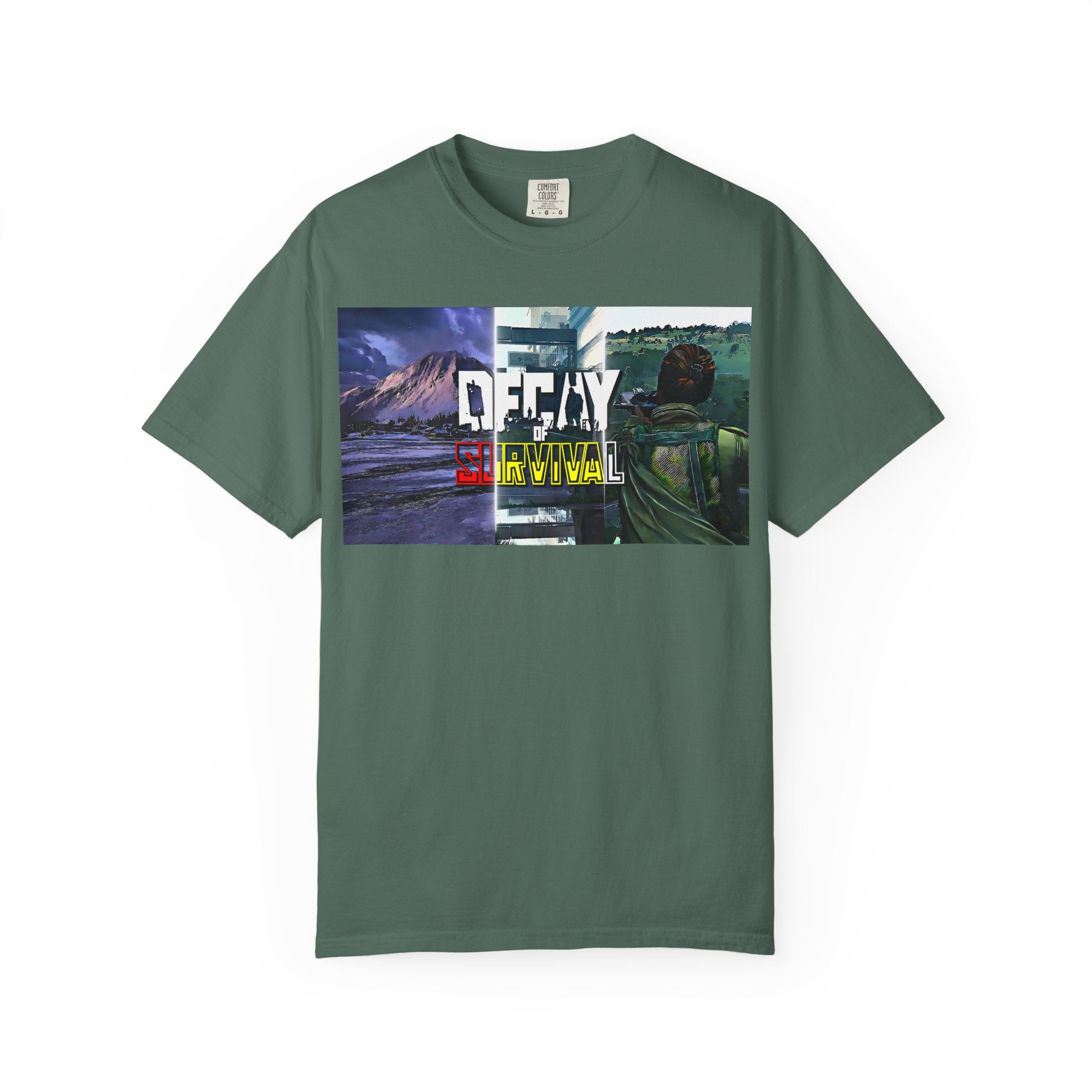 Decay Of Survival Retro Graphic T-Shirt — "OFFDAY Survival" Gamer Adventure Tee