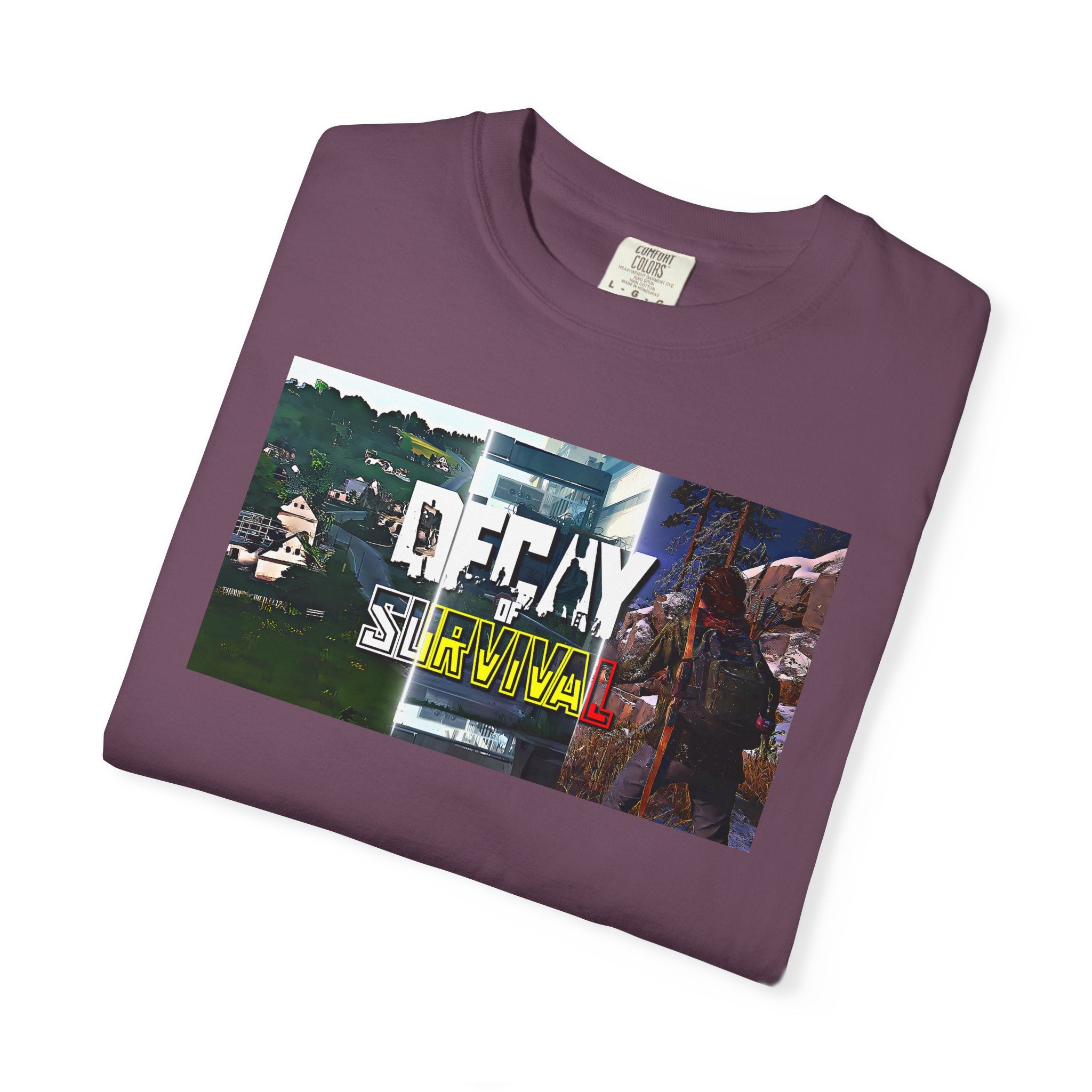 Decay Of Survival Faction Tee — 'Decay of Survival' Logo Front & 'FullMetalMafia' Graphic Logo Back