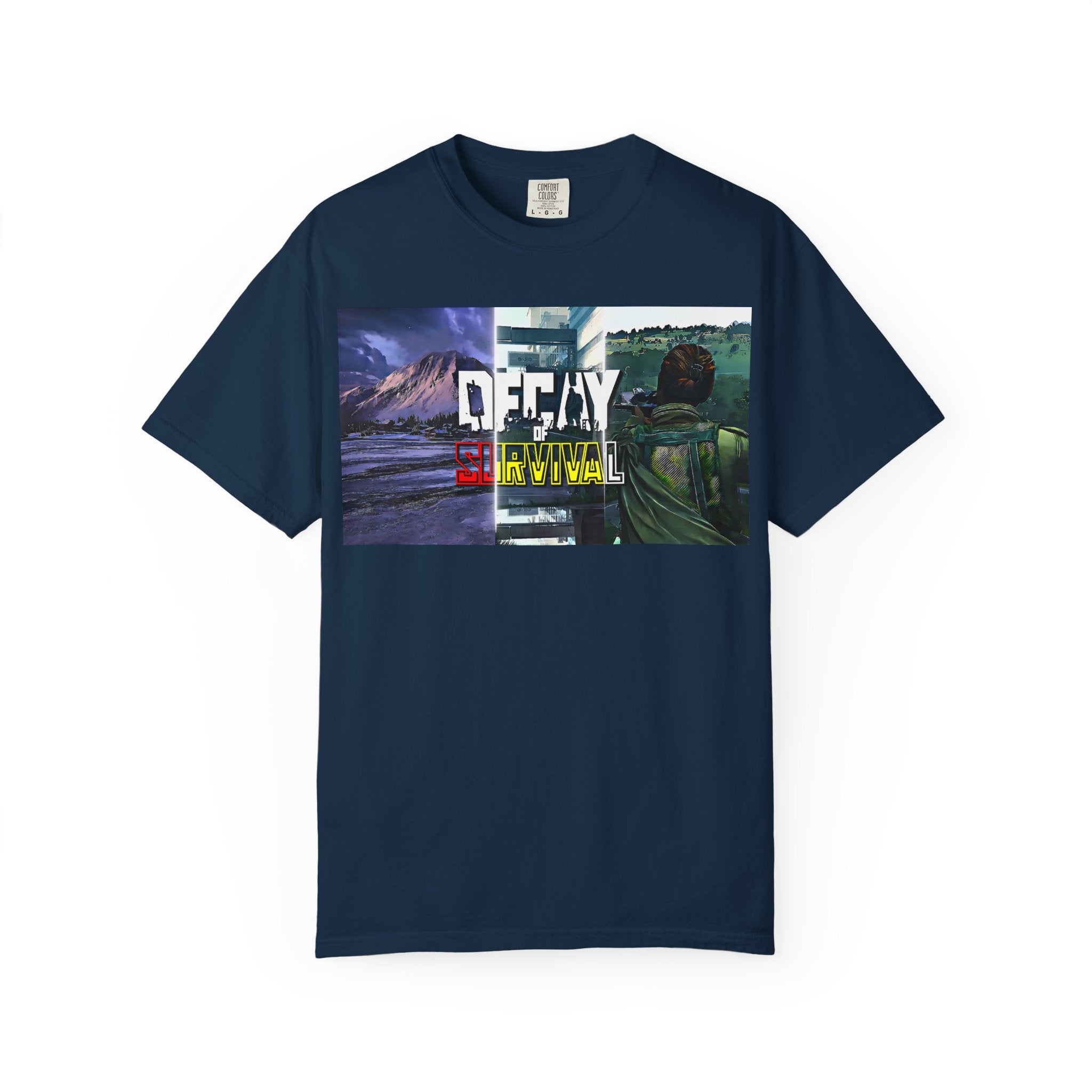 Decay Of Survival Retro Graphic T-Shirt — "OFFDAY Survival" Gamer Adventure Tee