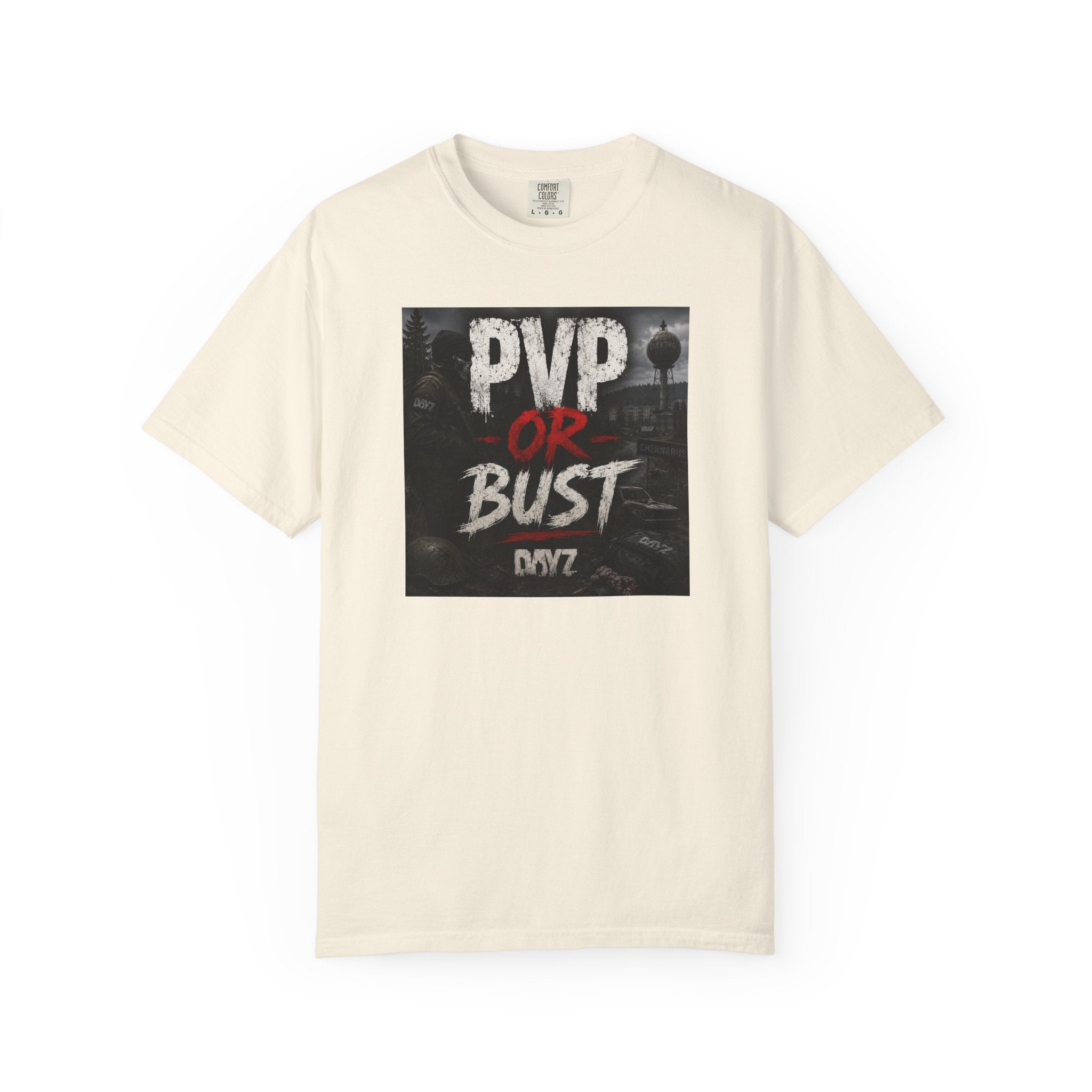 PVP or Bust T-Shirt — DayZ PvP Survival Gamer Tee