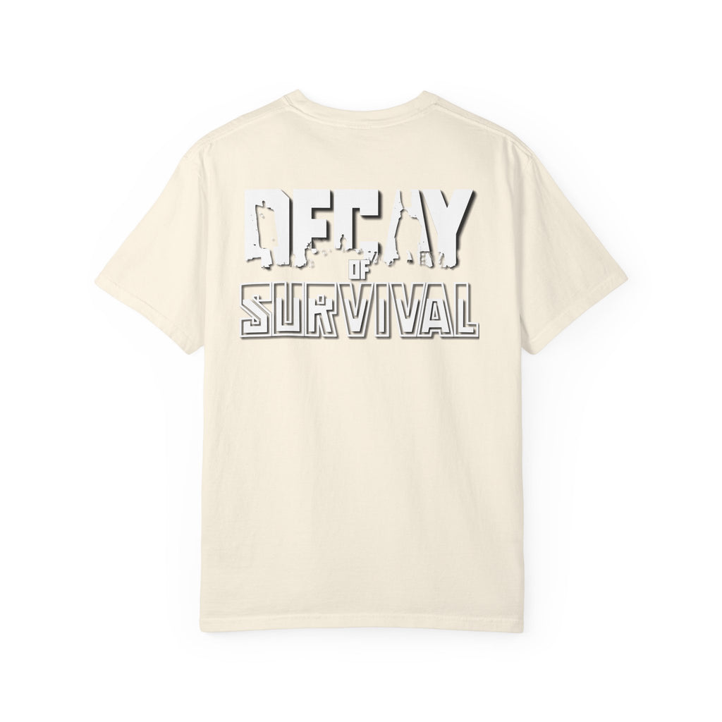 Decay Of Survival Faction Tee — 'ABN' Logo Front & 'Decay of Survival - White' Graphic Back