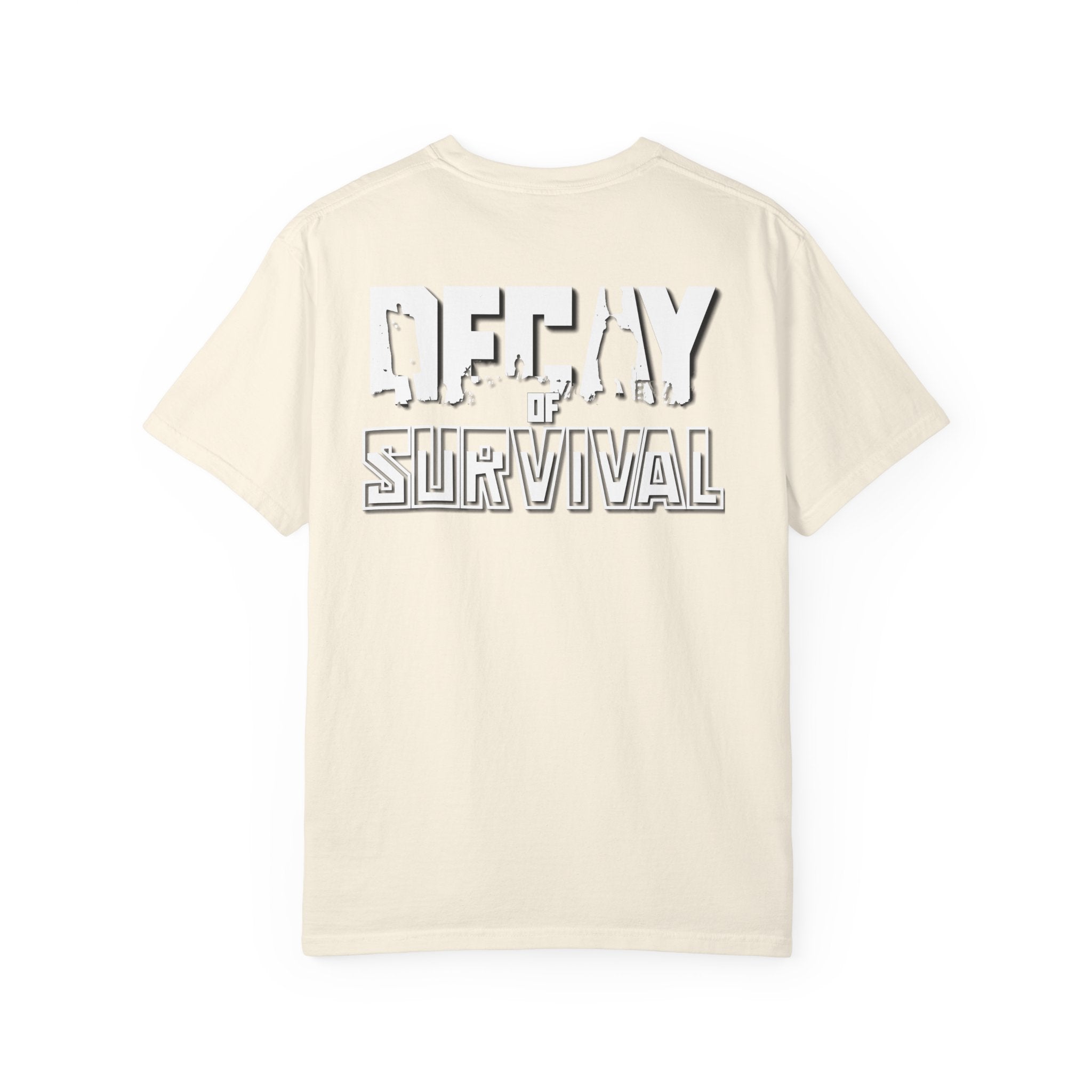 Decay Of Survival Faction Tee — 'ABN' Logo Front & 'Decay of Survival - White' Graphic Back