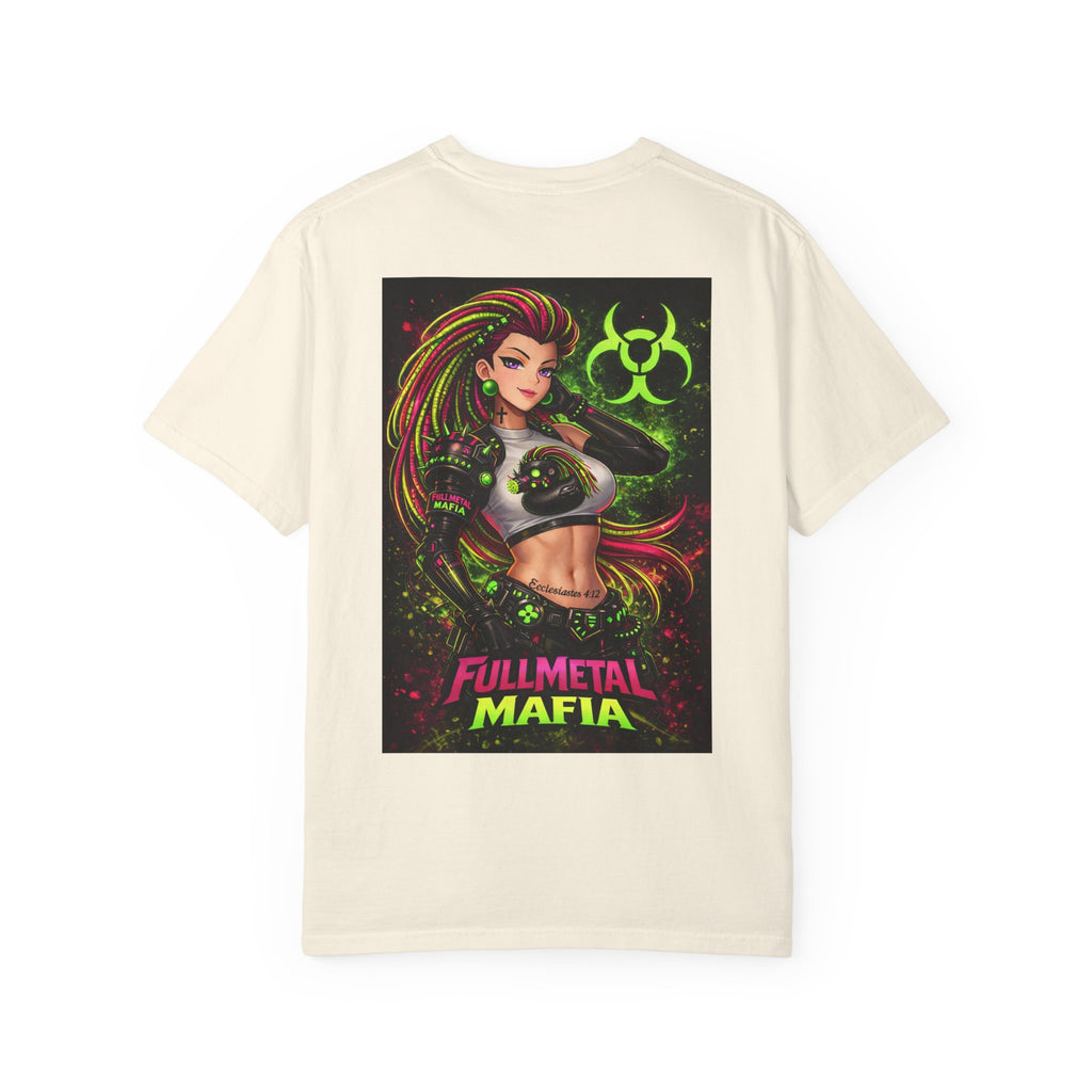 Decay Of Survival Faction Tee — 'Decay of Survival' Logo Front & 'FullMetalMafia' Graphic Logo Back