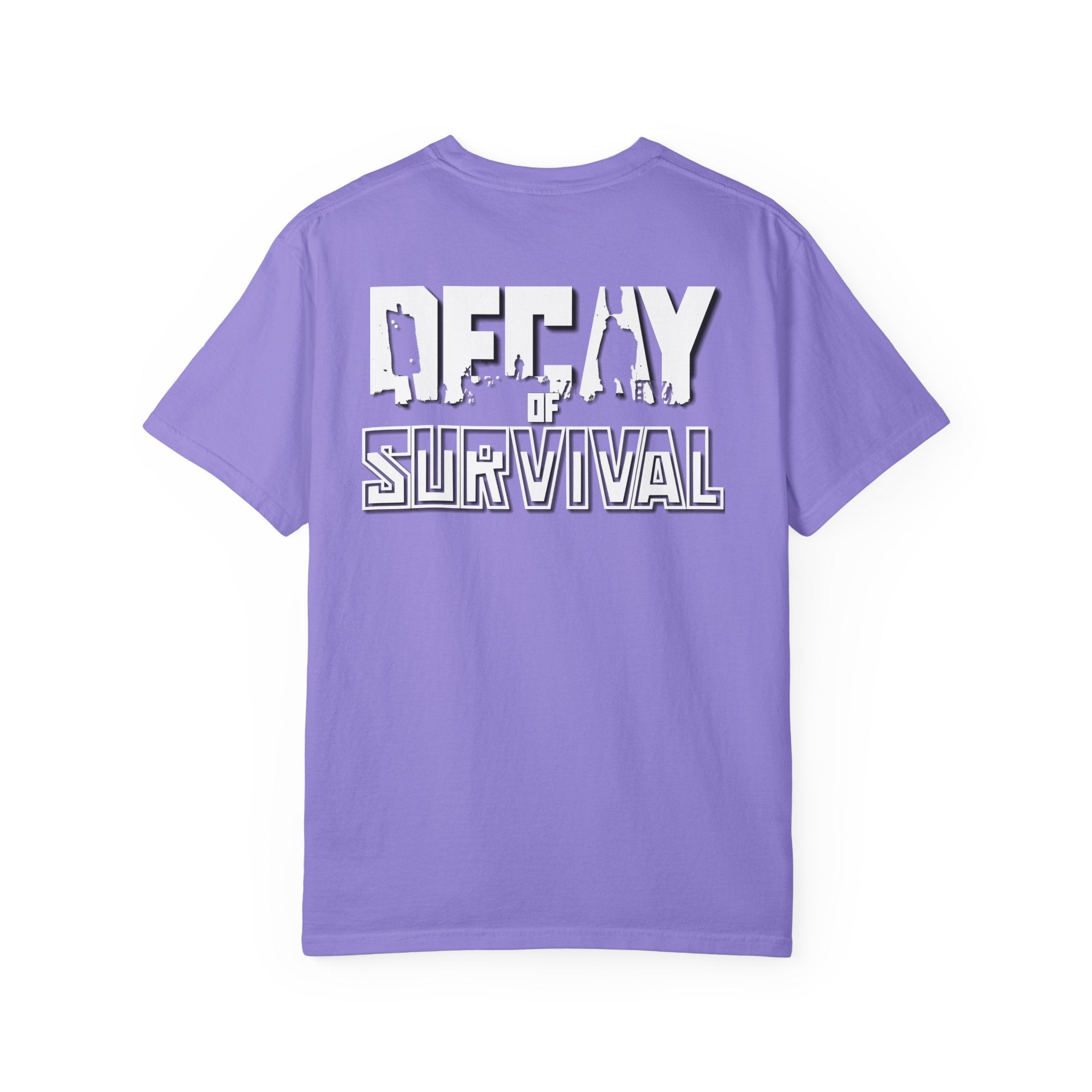 Decay Of Survival Faction Tee — 'ABN' Logo Front & 'Decay of Survival - White' Graphic Back