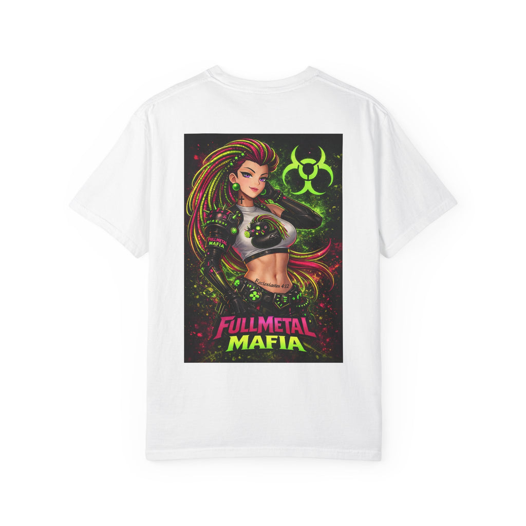 Decay Of Survival Faction Tee — 'Decay of Survival' Logo Front & 'FullMetalMafia' Graphic Logo Back