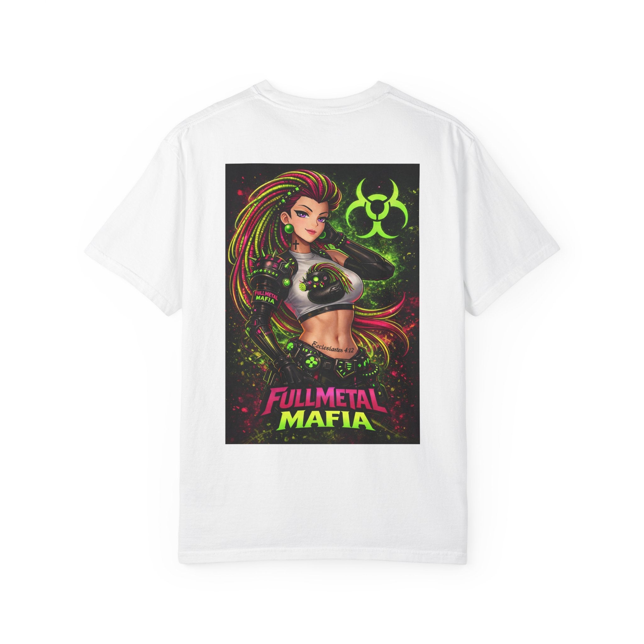 Decay Of Survival Faction Tee — 'Decay of Survival' Logo Front & 'FullMetalMafia' Graphic Logo Back