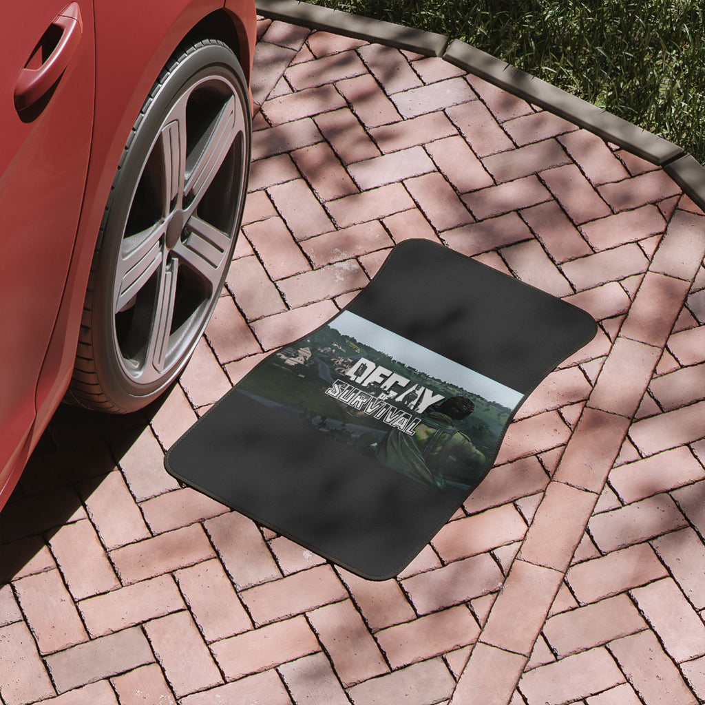 Car Floor Mat — "Decay Of Survival" Gaming Graphic Auto Floor Protector