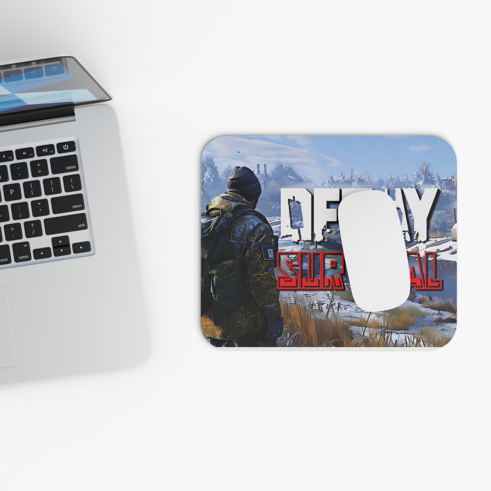 Decay Of Survival Mouse Pad — 'Decay of Survival' Winter Combat Desk Mat