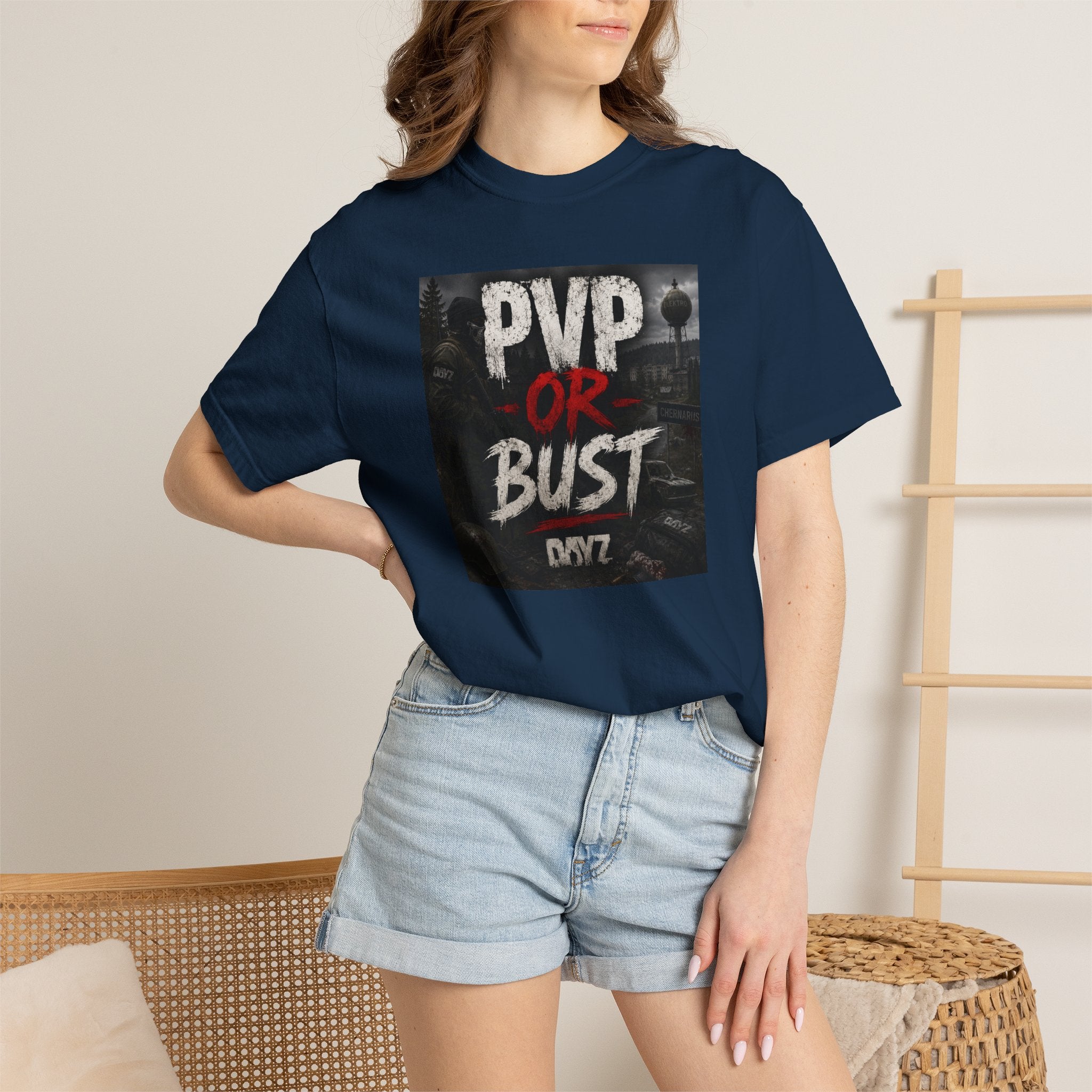 PVP or Bust T-Shirt — DayZ PvP Survival Gamer Tee