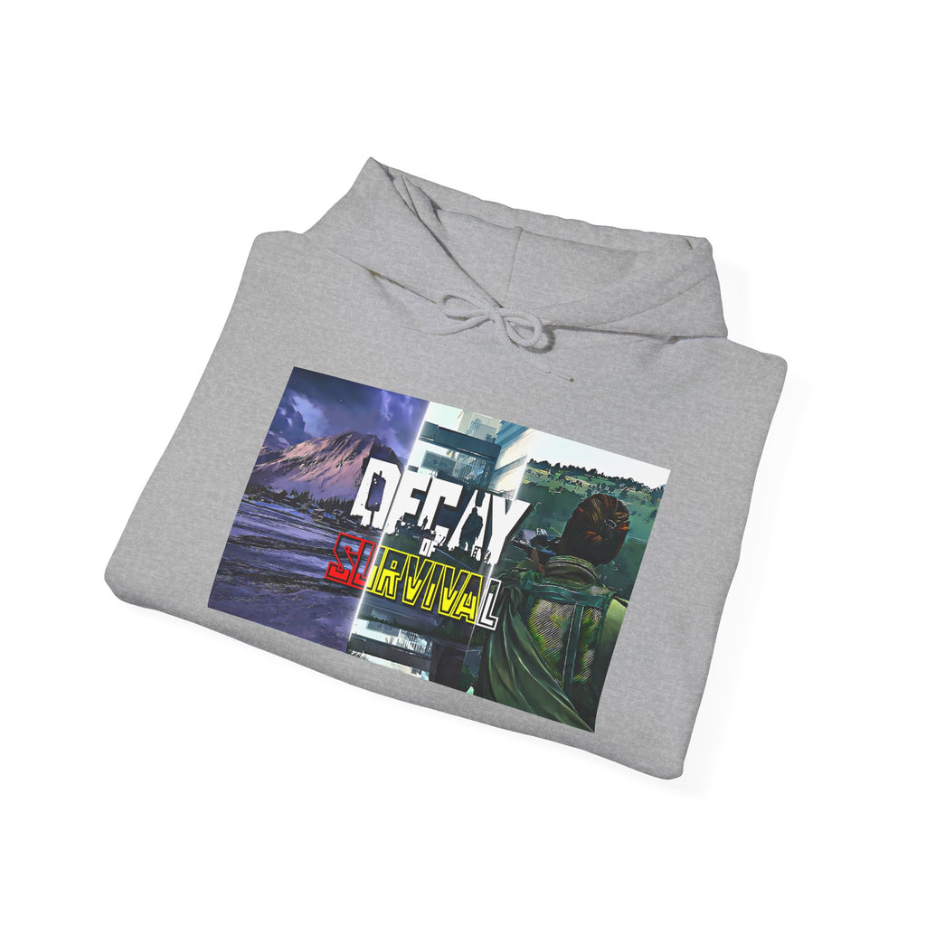 Decay Of Survival Hoodie — Post-Apocalyptic Landscape Graphic Hoodie
