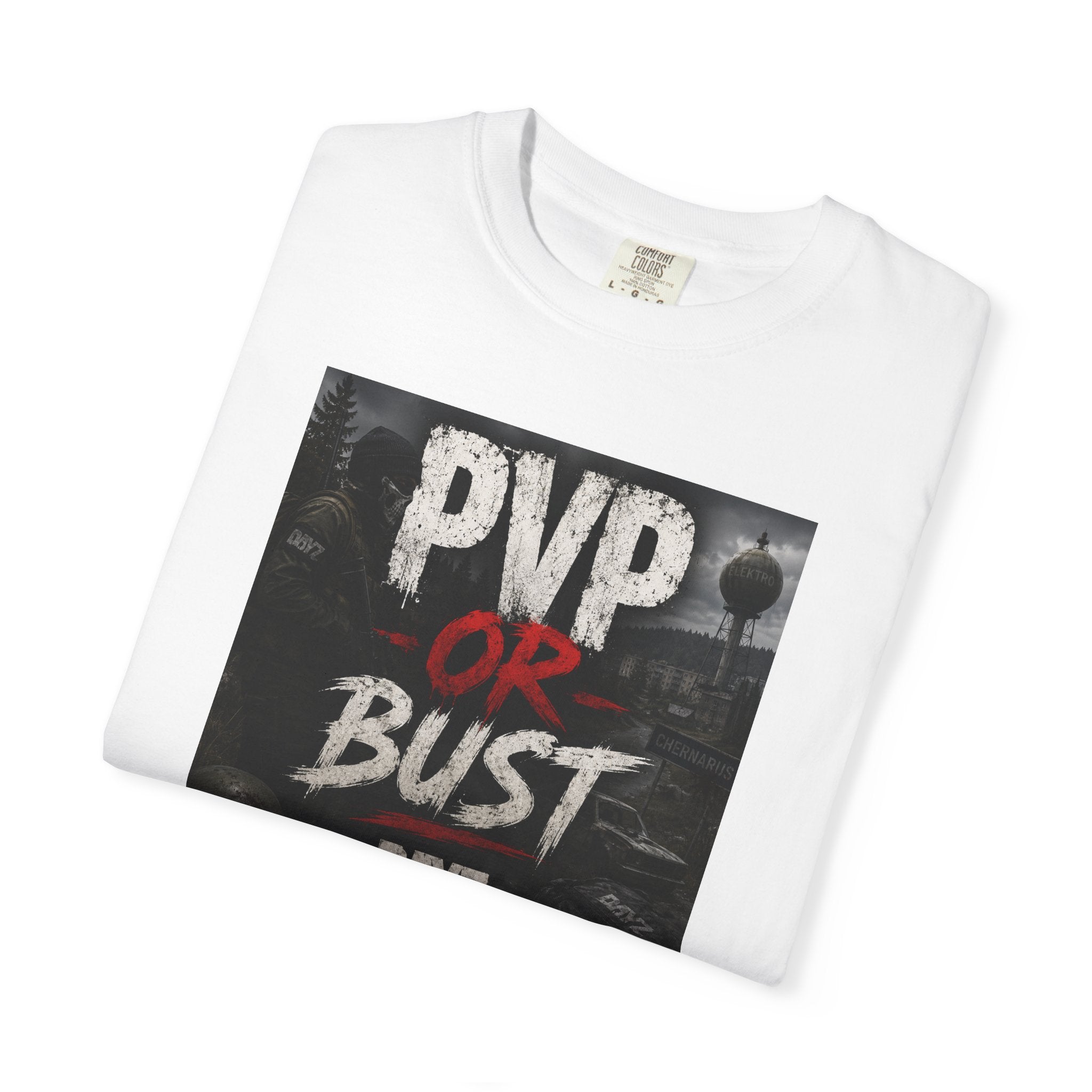 PVP or Bust T-Shirt — DayZ PvP Survival Gamer Tee