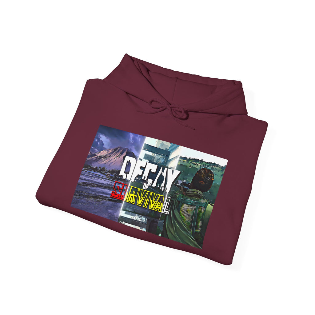Decay Of Survival Hoodie — Post-Apocalyptic Landscape Graphic Hoodie