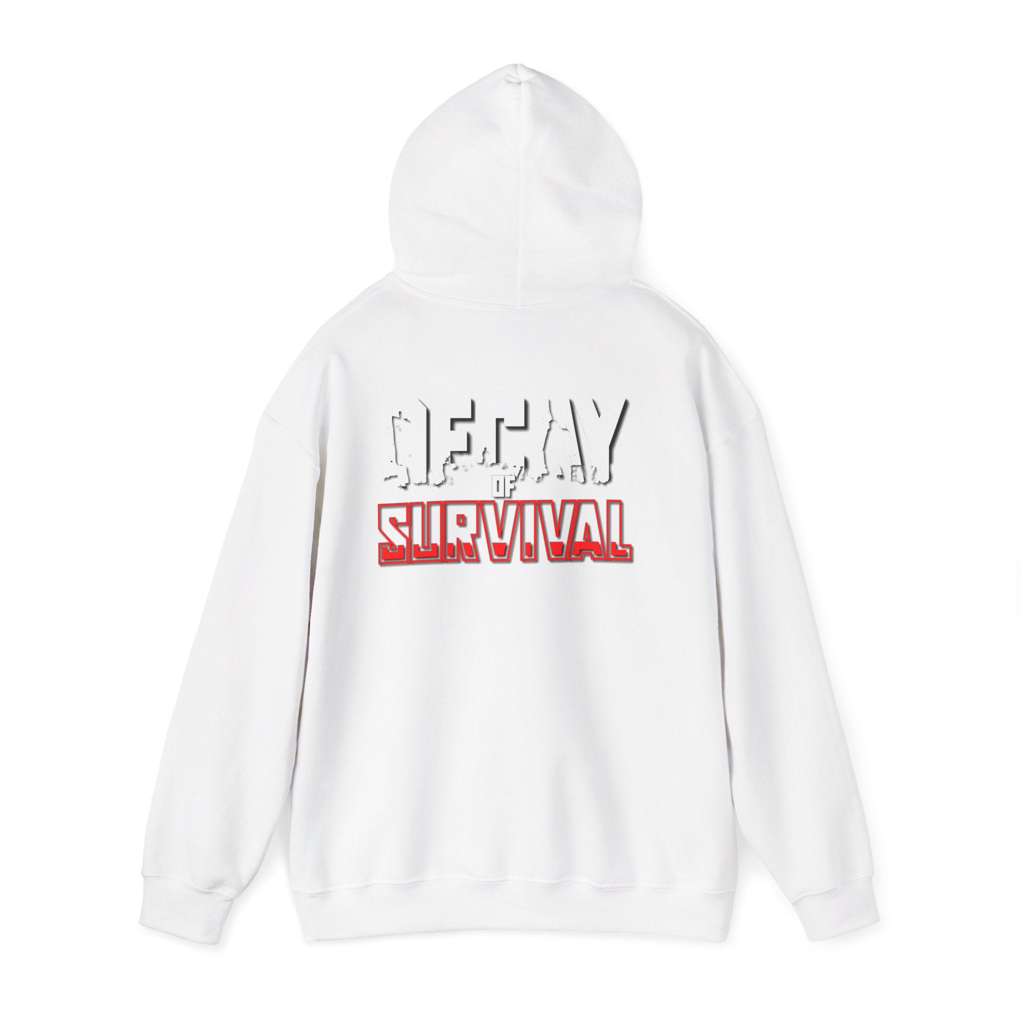 Survival PvP Hoodie — ‘Decay of Survival’ Gaming Graphic Sweatshirt