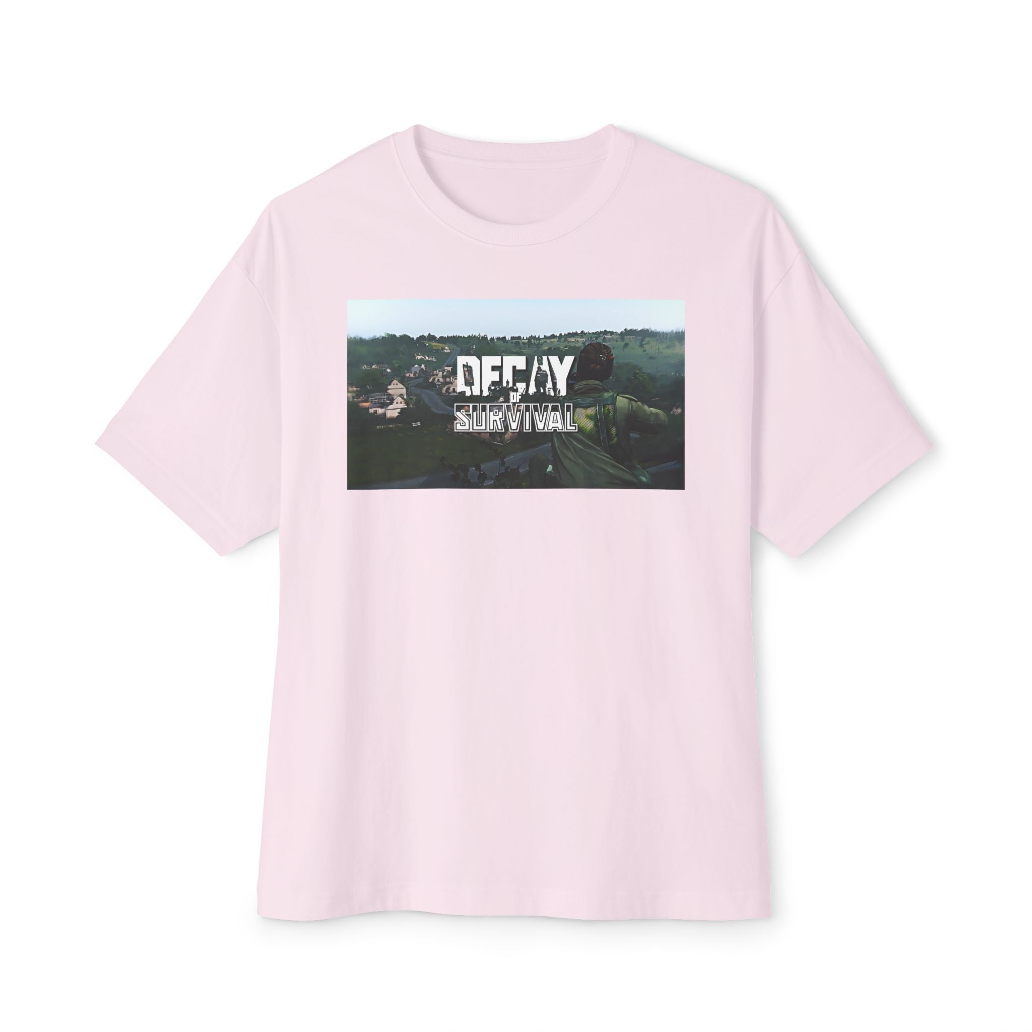 Boxy Tee — 'Decay Survival' Graphic Oversized T‑Shirt