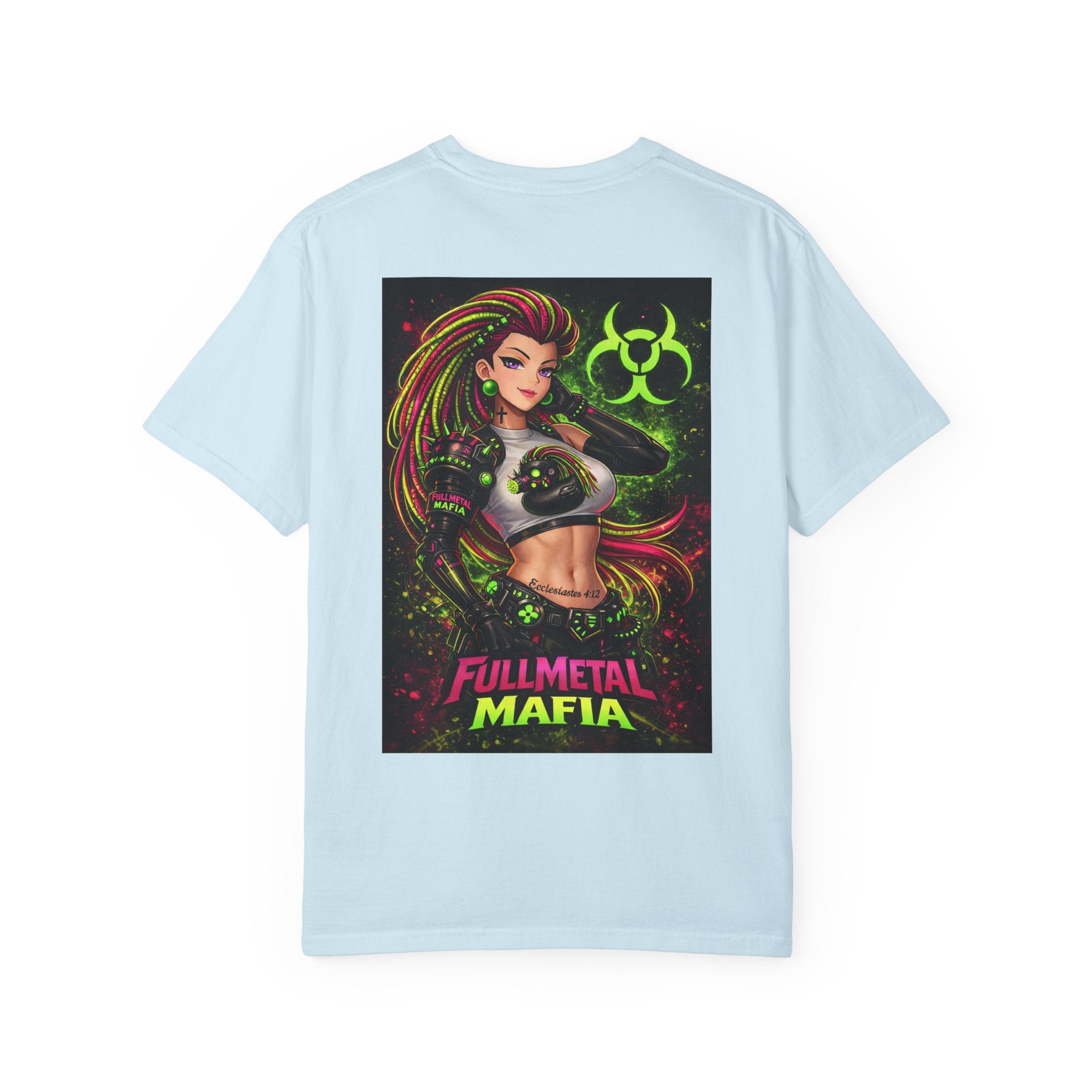 Decay Of Survival Faction Tee — 'Decay of Survival' Logo Front & 'FullMetalMafia' Graphic Logo Back
