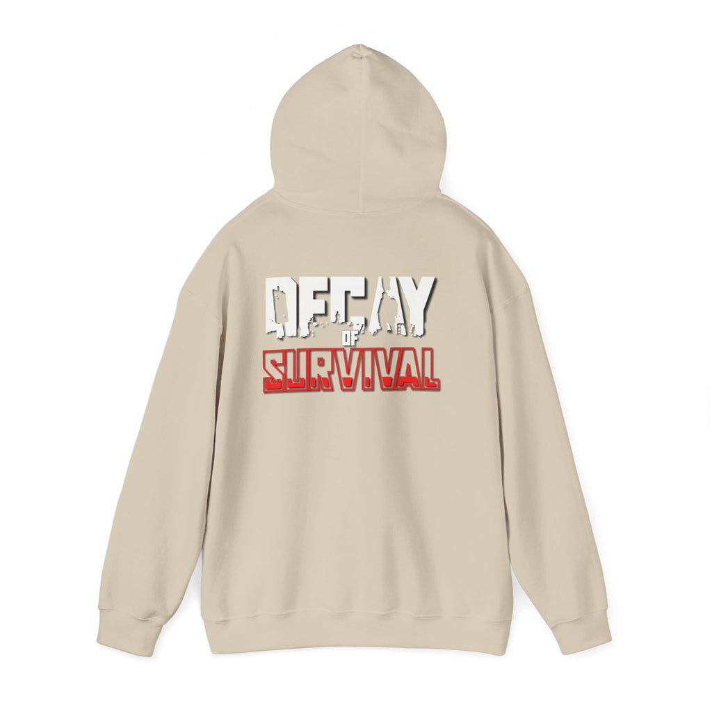 Survival PvP Hoodie — ‘Decay of Survival’ Gaming Graphic Sweatshirt