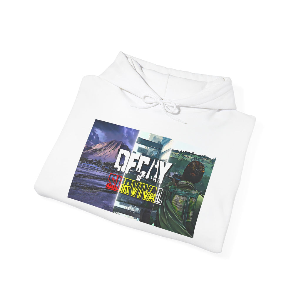 Decay Of Survival Hoodie — Post-Apocalyptic Landscape Graphic Hoodie